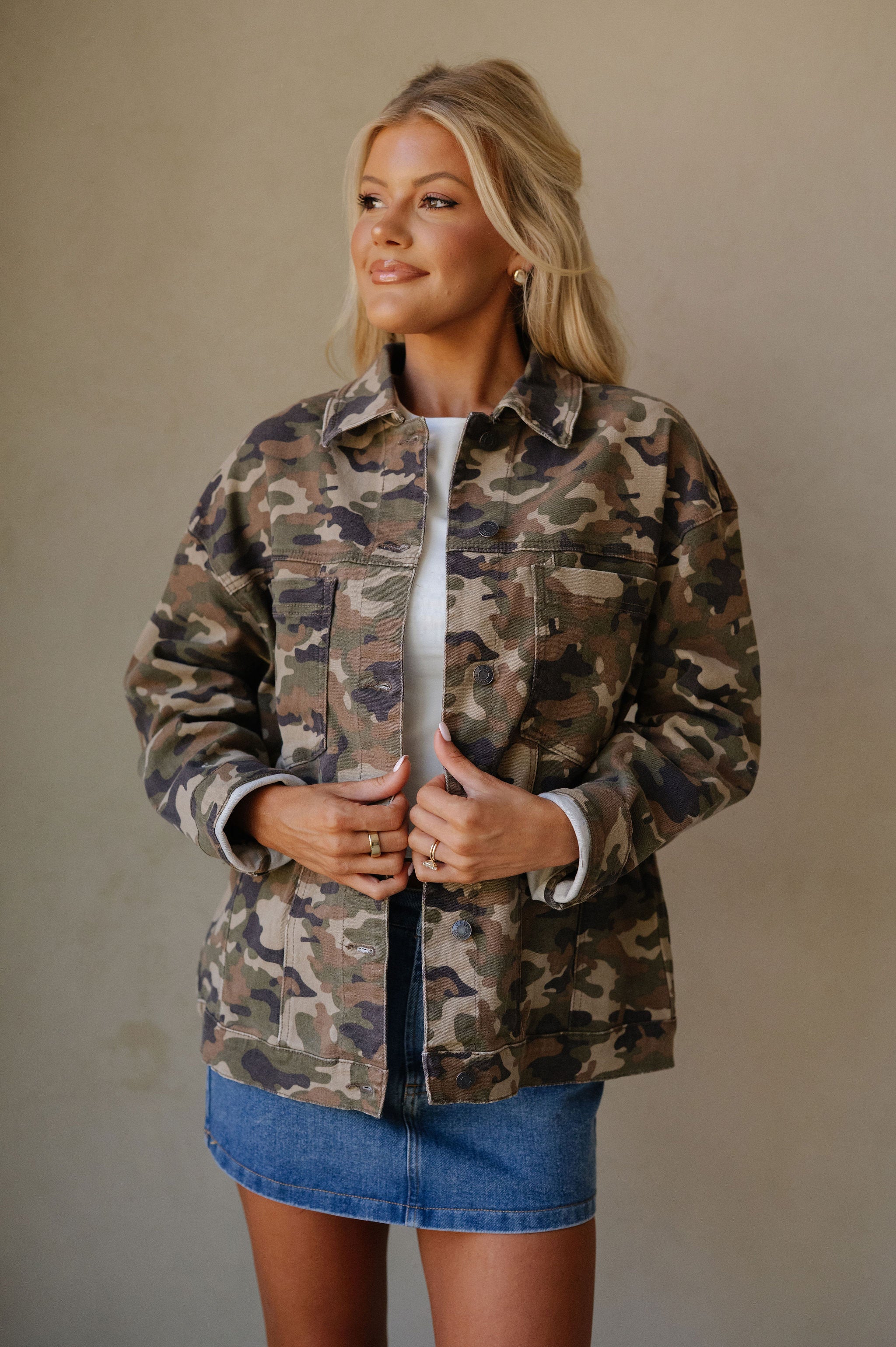 Camo Oversized Jacket