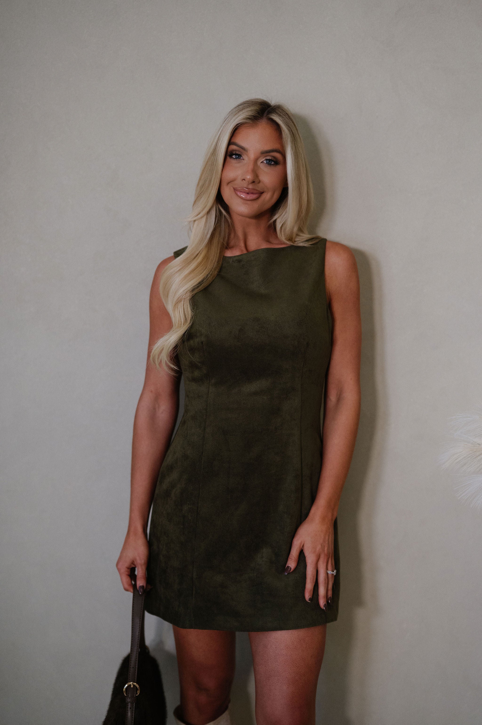 Louisa Dress-Olive