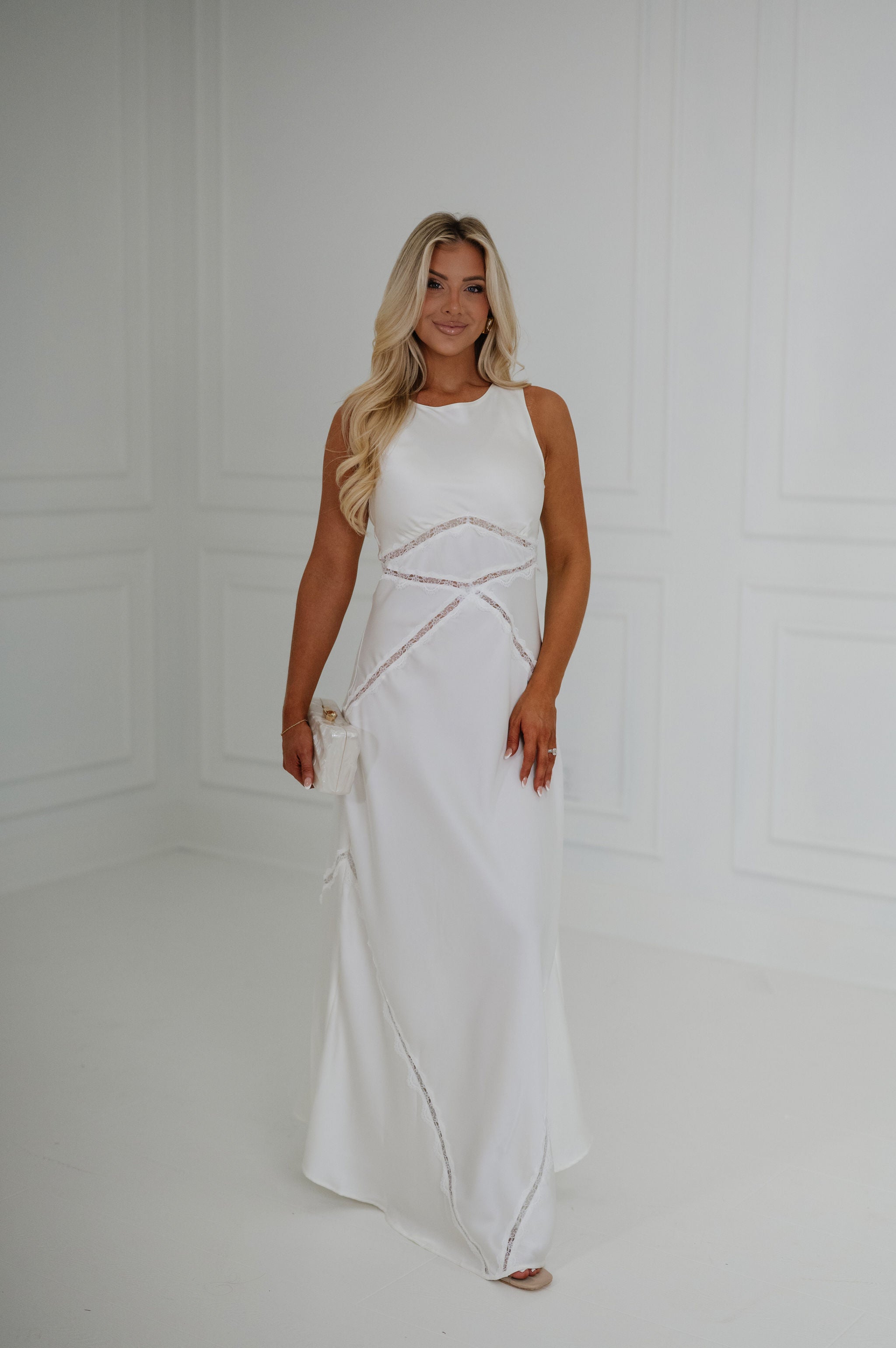Zara Maxi Dress-Off White