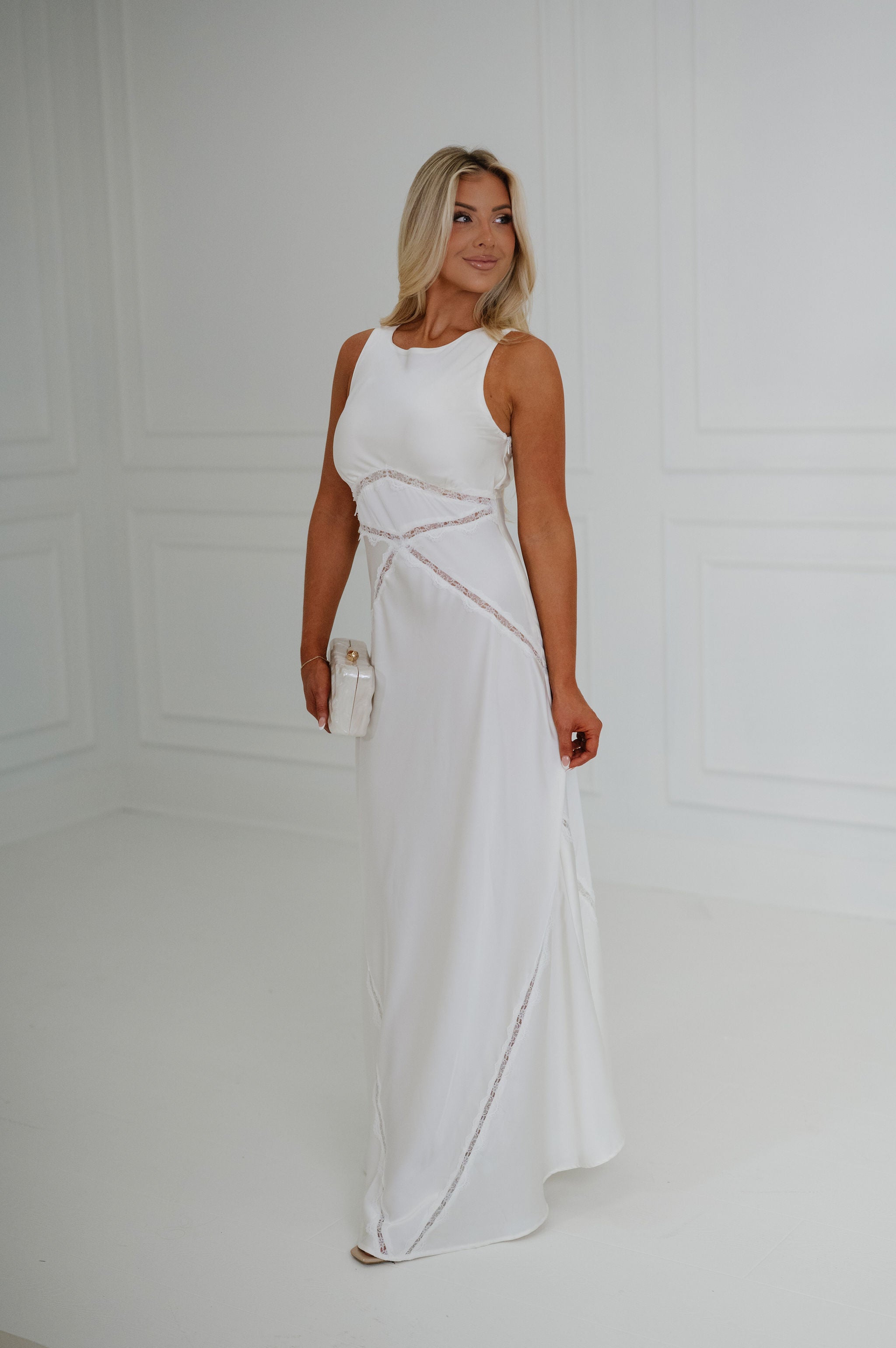 Zara Maxi Dress-Off White