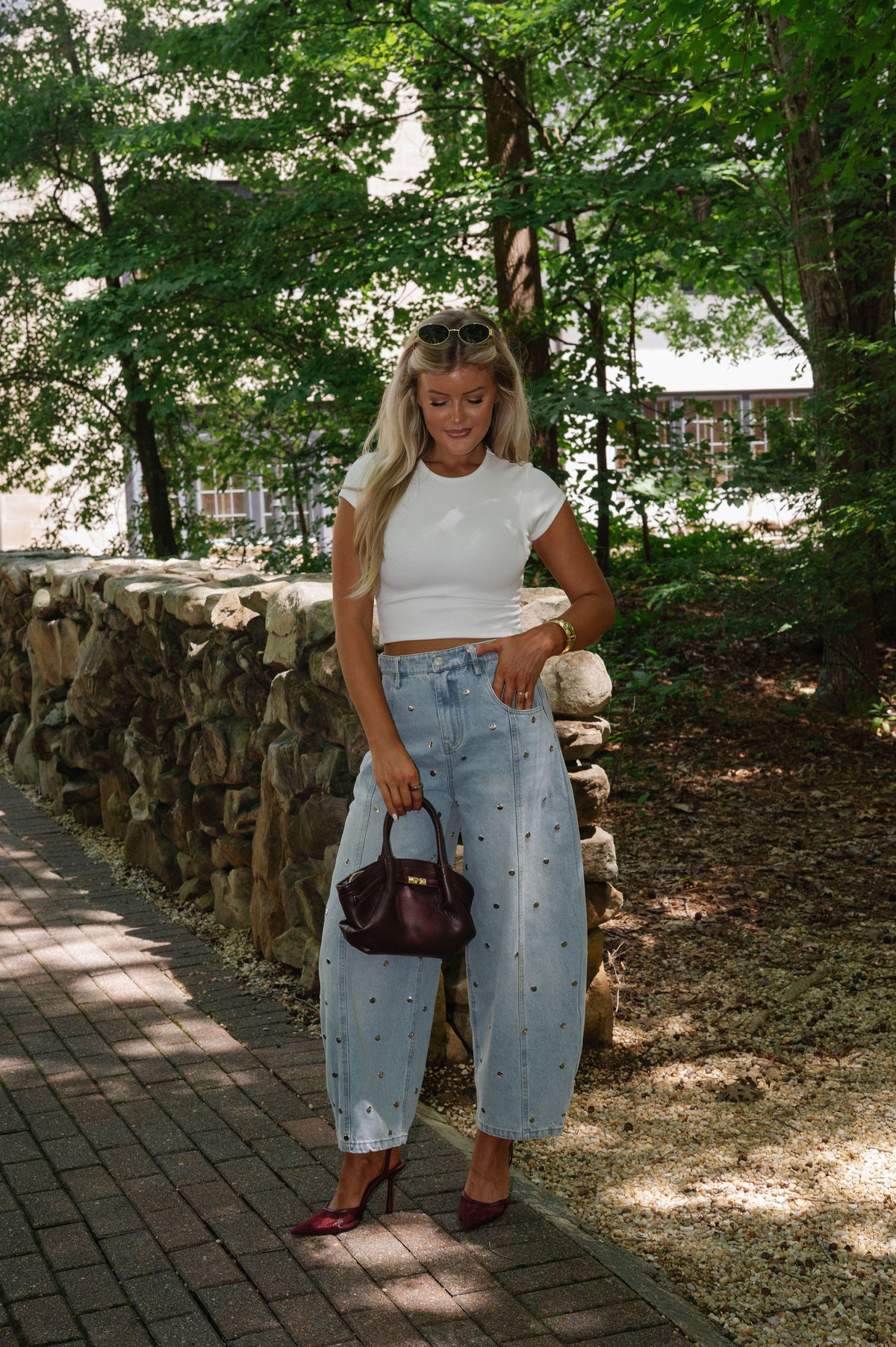 Max Barrel Jeans-Light Denim