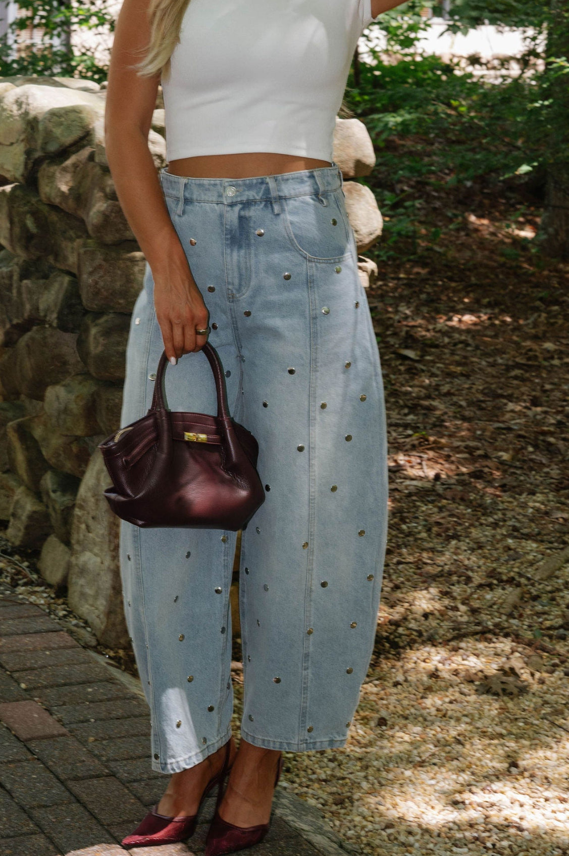 Camille Bag-Burgundy