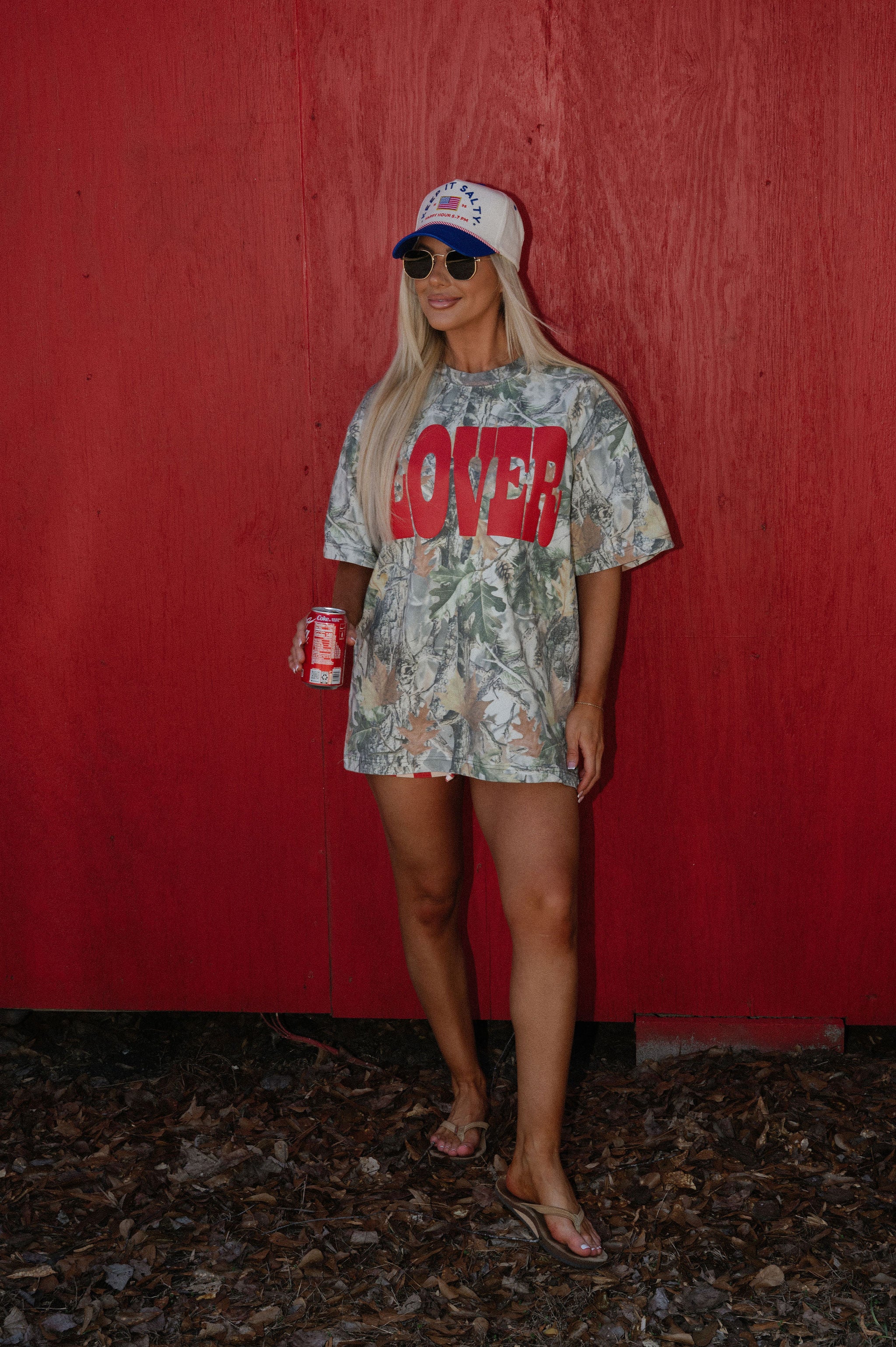 "Lover" Camo Tee