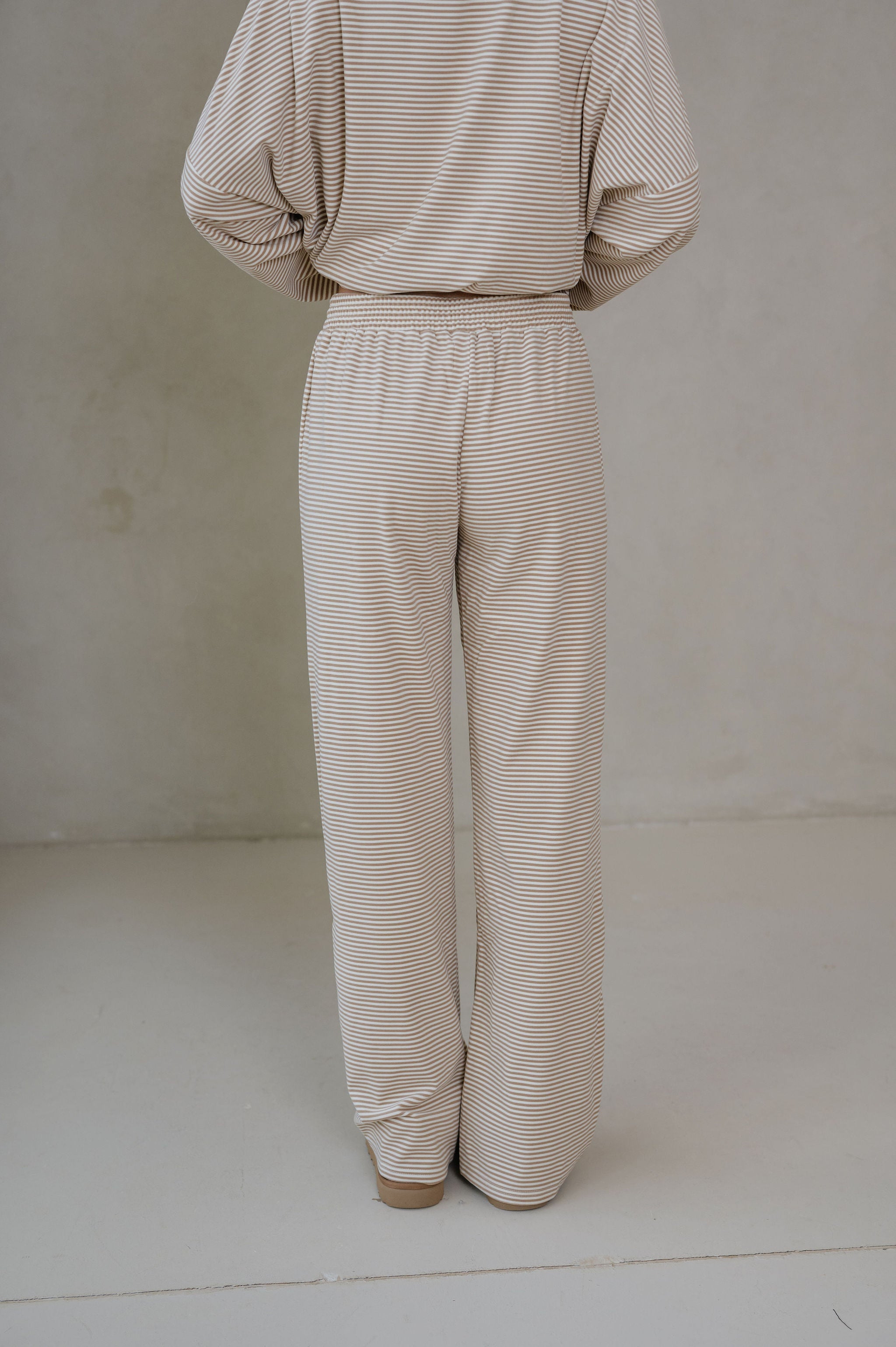 Dylan Fleece Pants-Beige