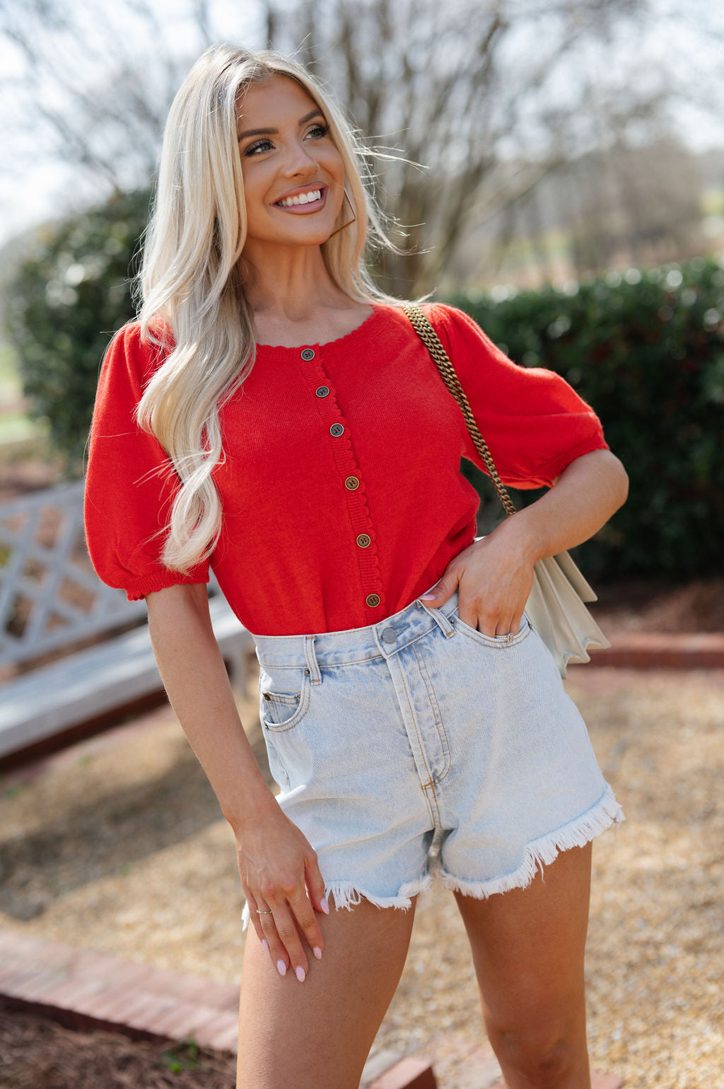 Ty Denim Shorts-Light Denim