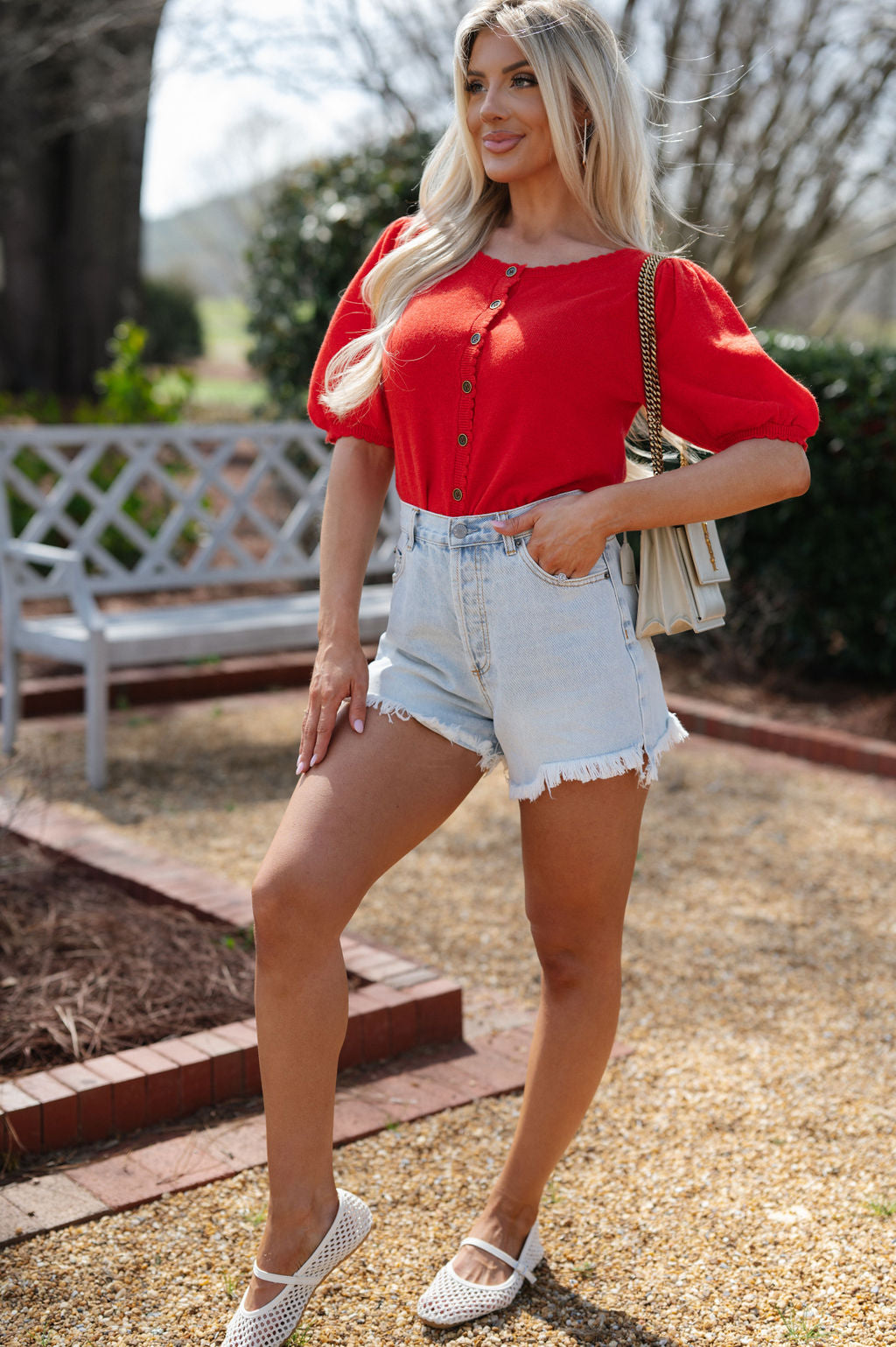 Ty Denim Shorts-Light Denim