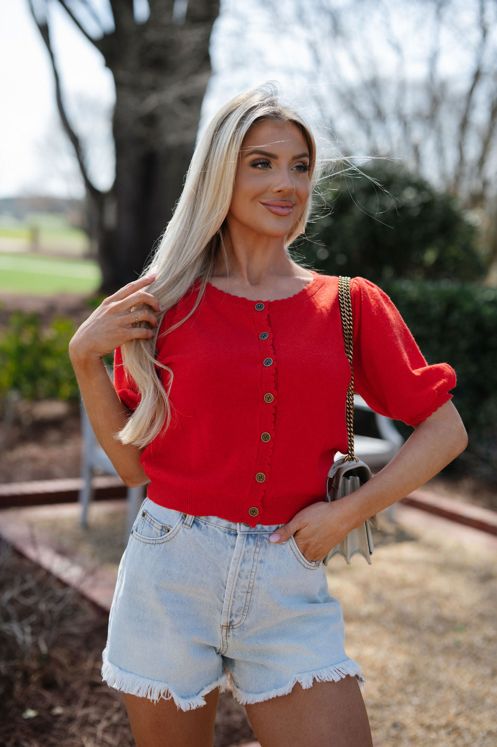 Ty Denim Shorts-Light Denim