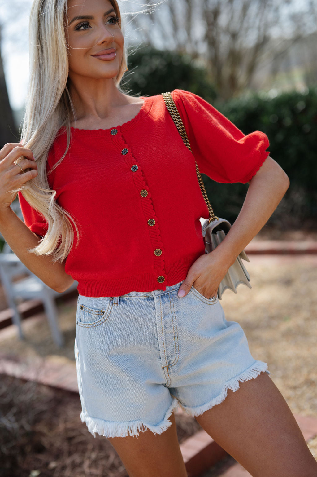 Ty Denim Shorts-Light Denim