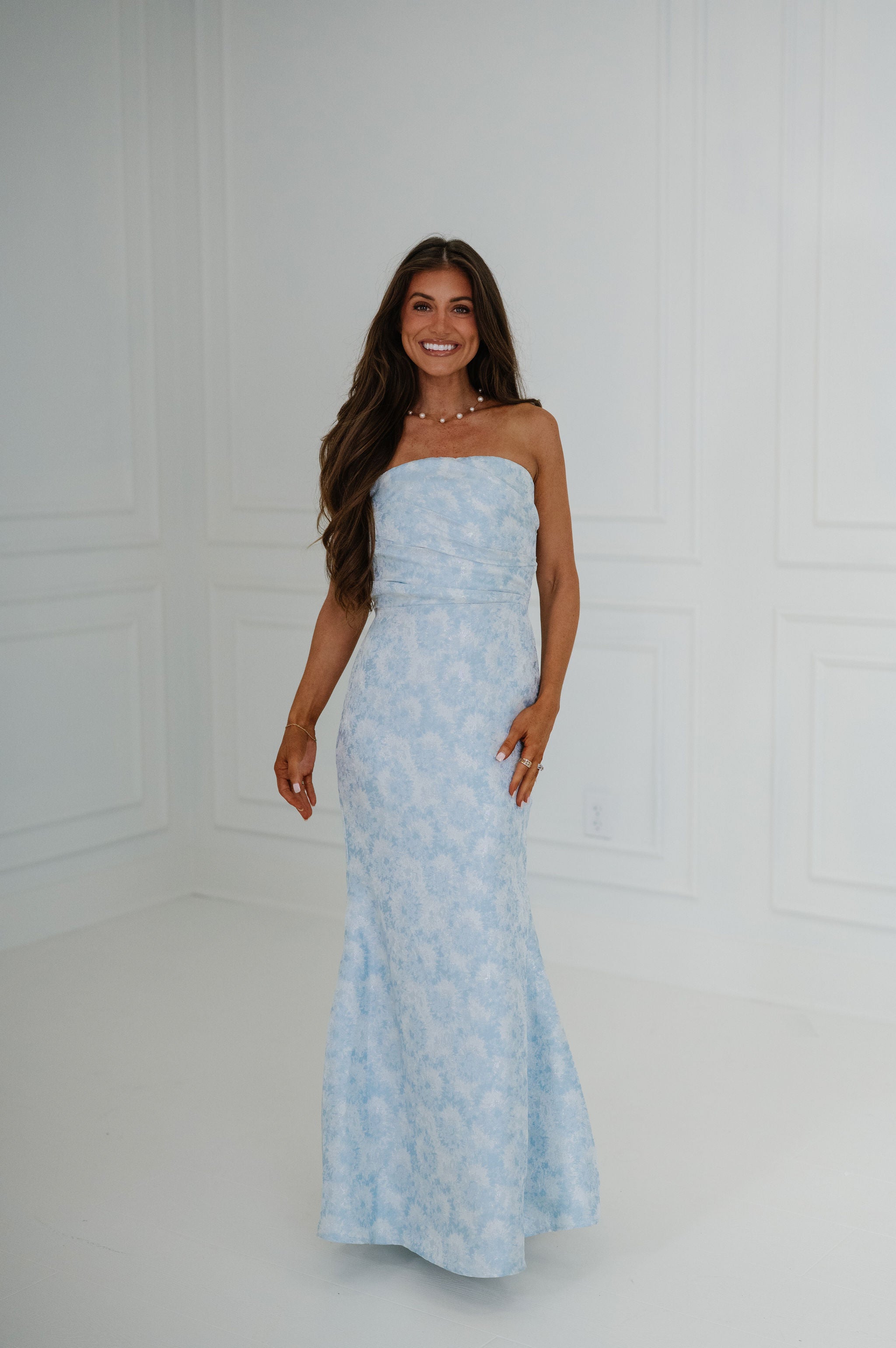 Raylee Maxi Dress-Light Blue