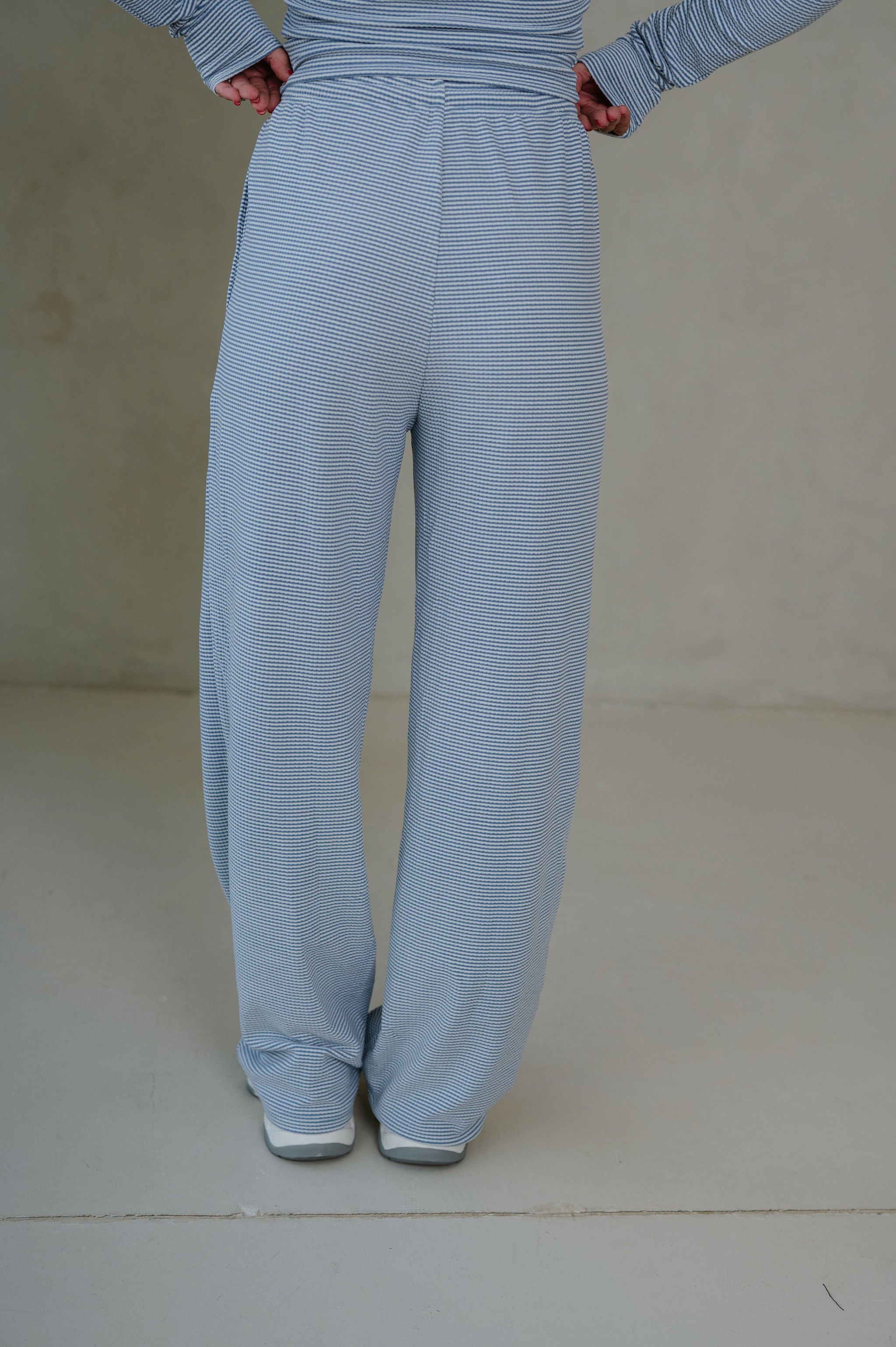 Addi Striped Lounge Set-Blue