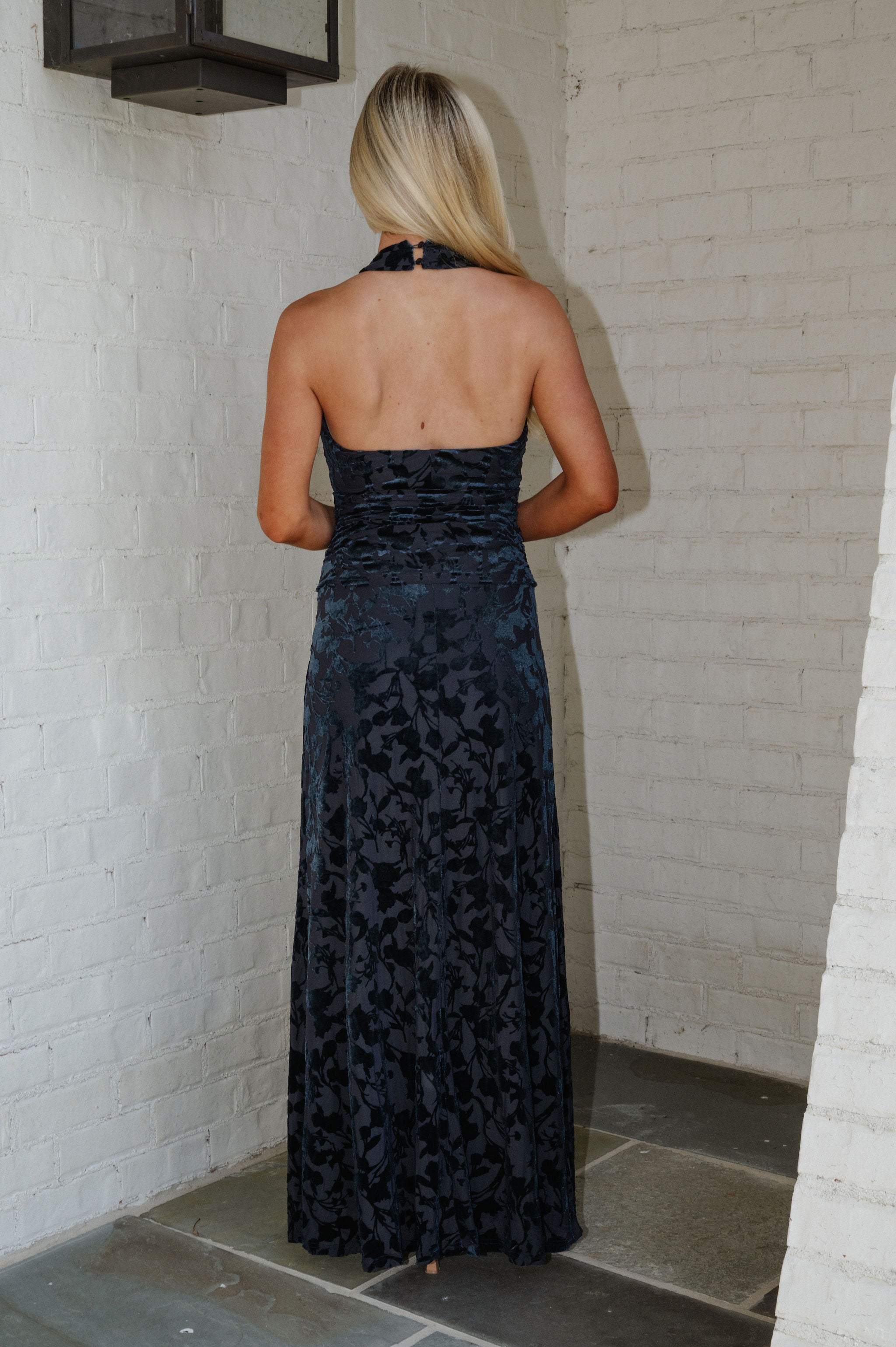 Faye Maxi Dress-Dark Navy