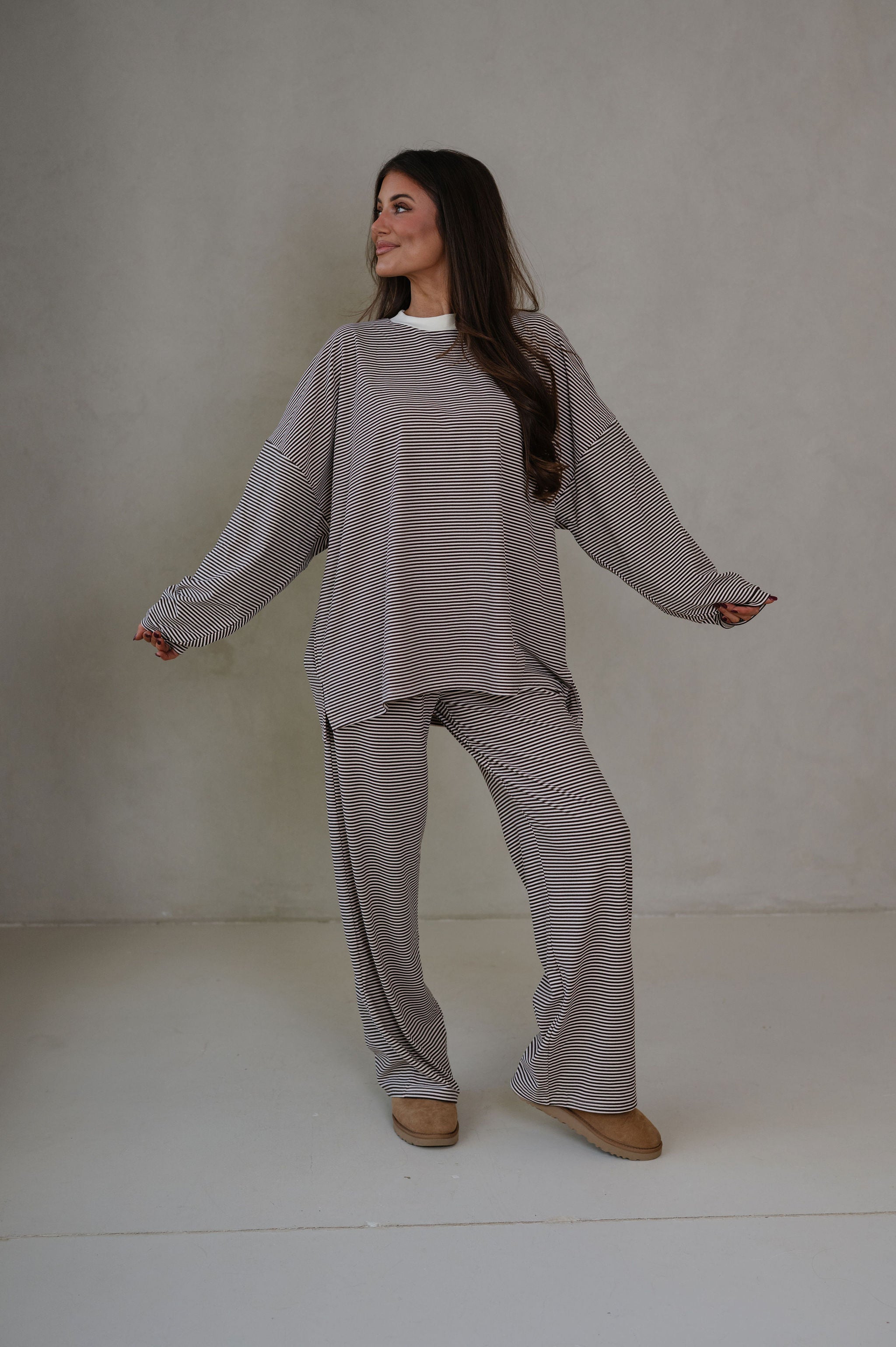 Dylan Fleece Pants-Brown