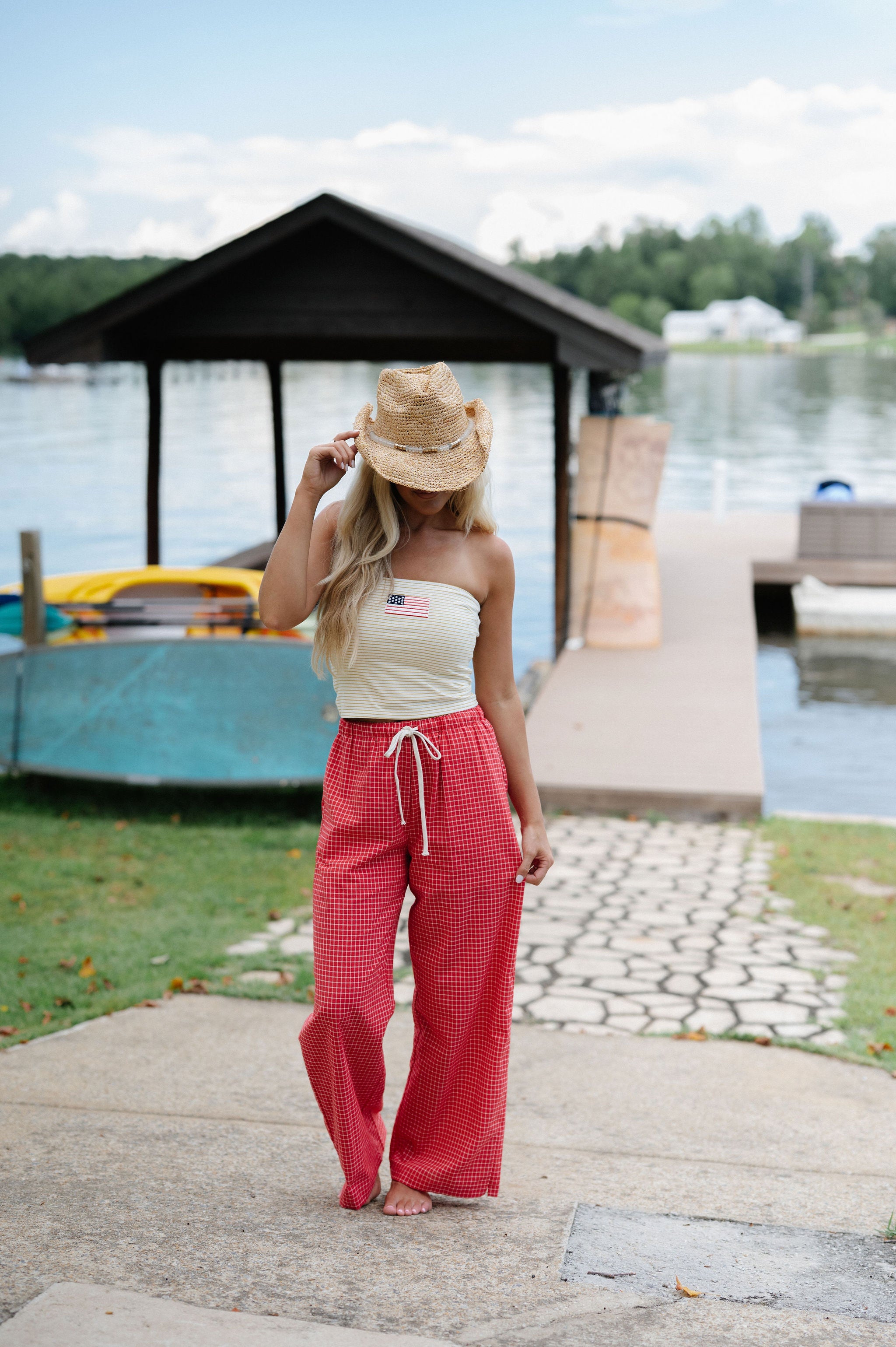 Beaumont Pants-Red Multi