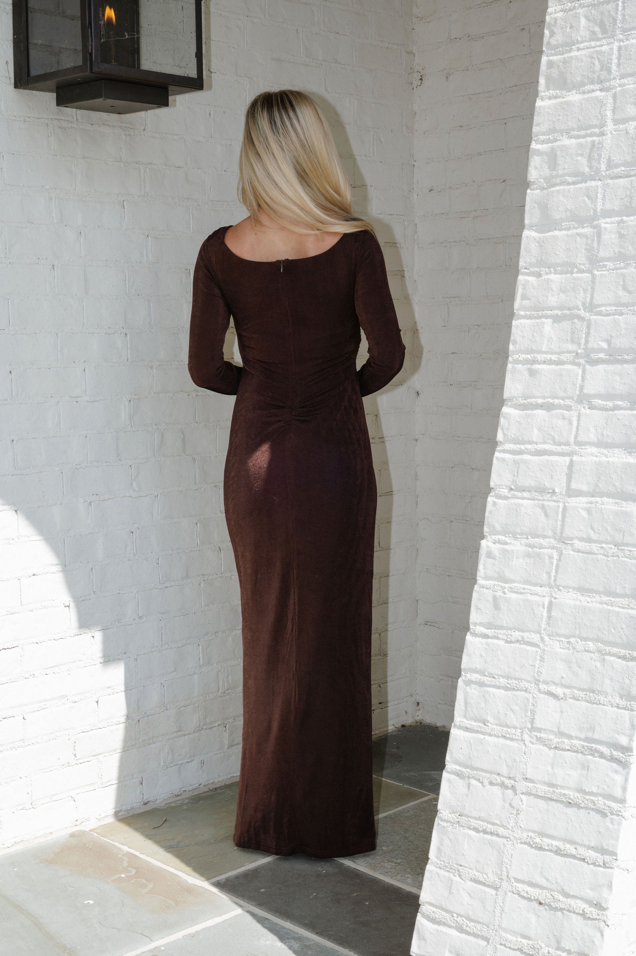 Kennedi Dress-Dark Brown