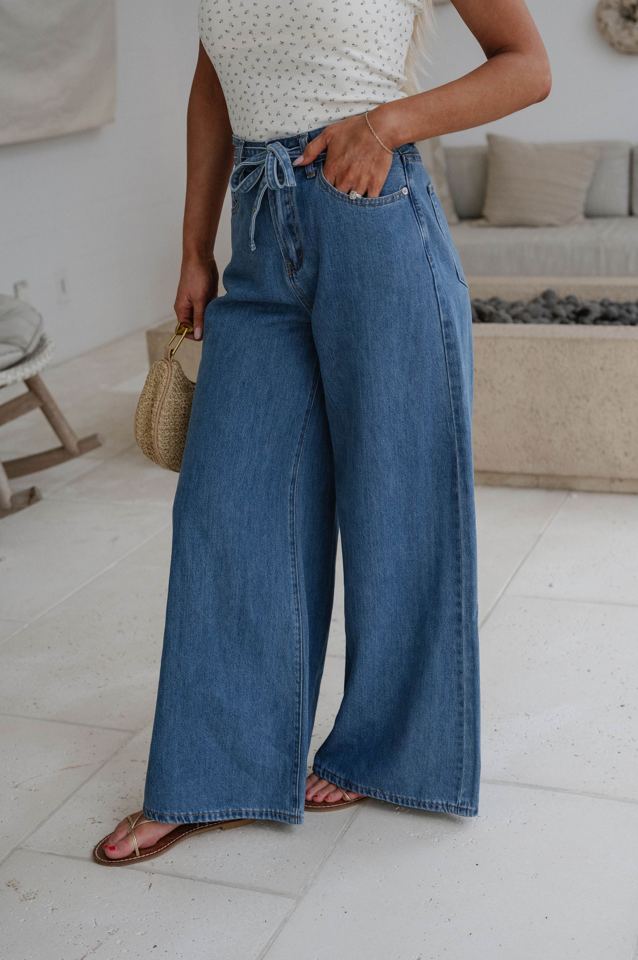 Collier Wide Leg Jeans