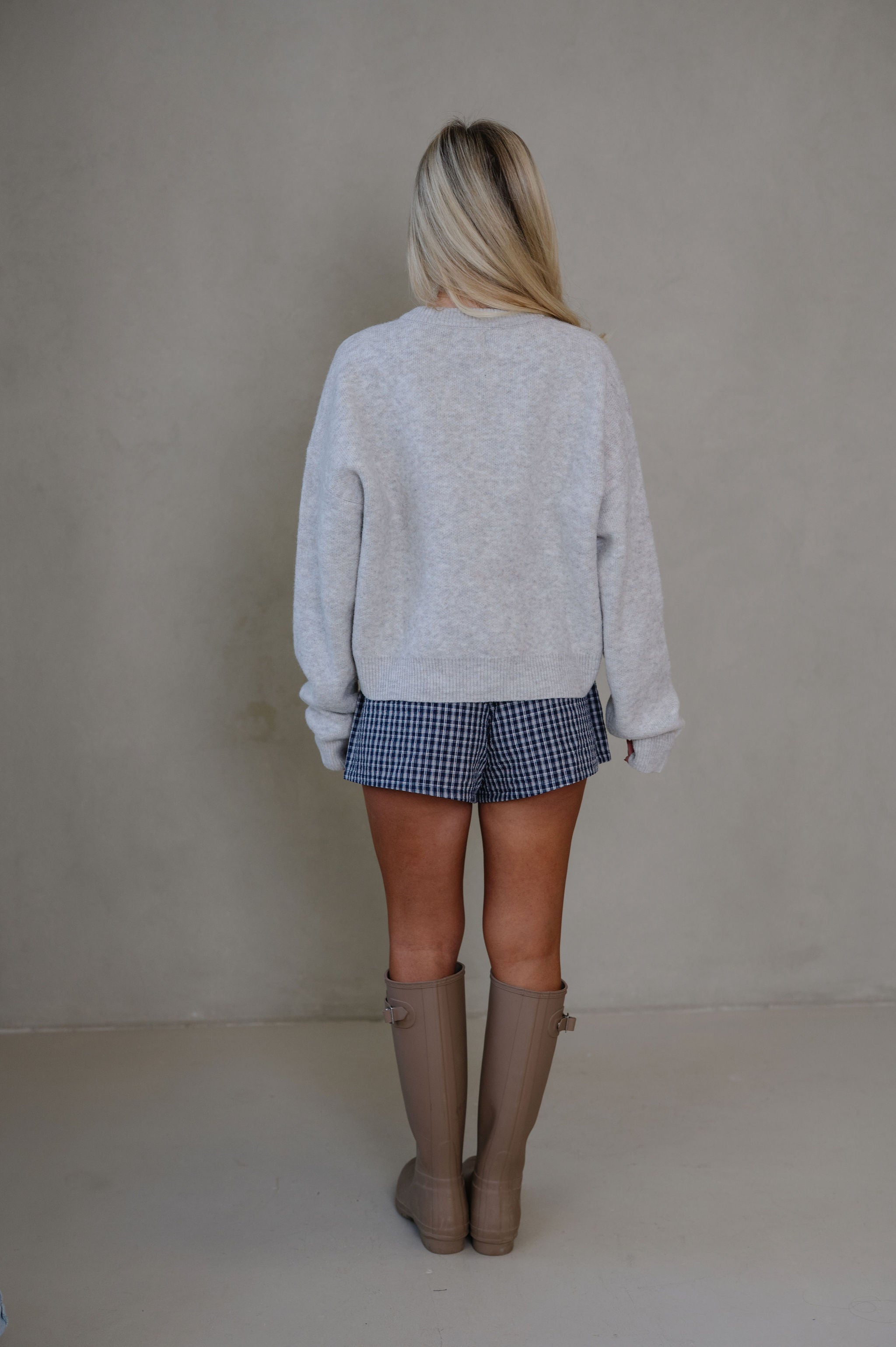 Daily Cardigan- Heather Oat