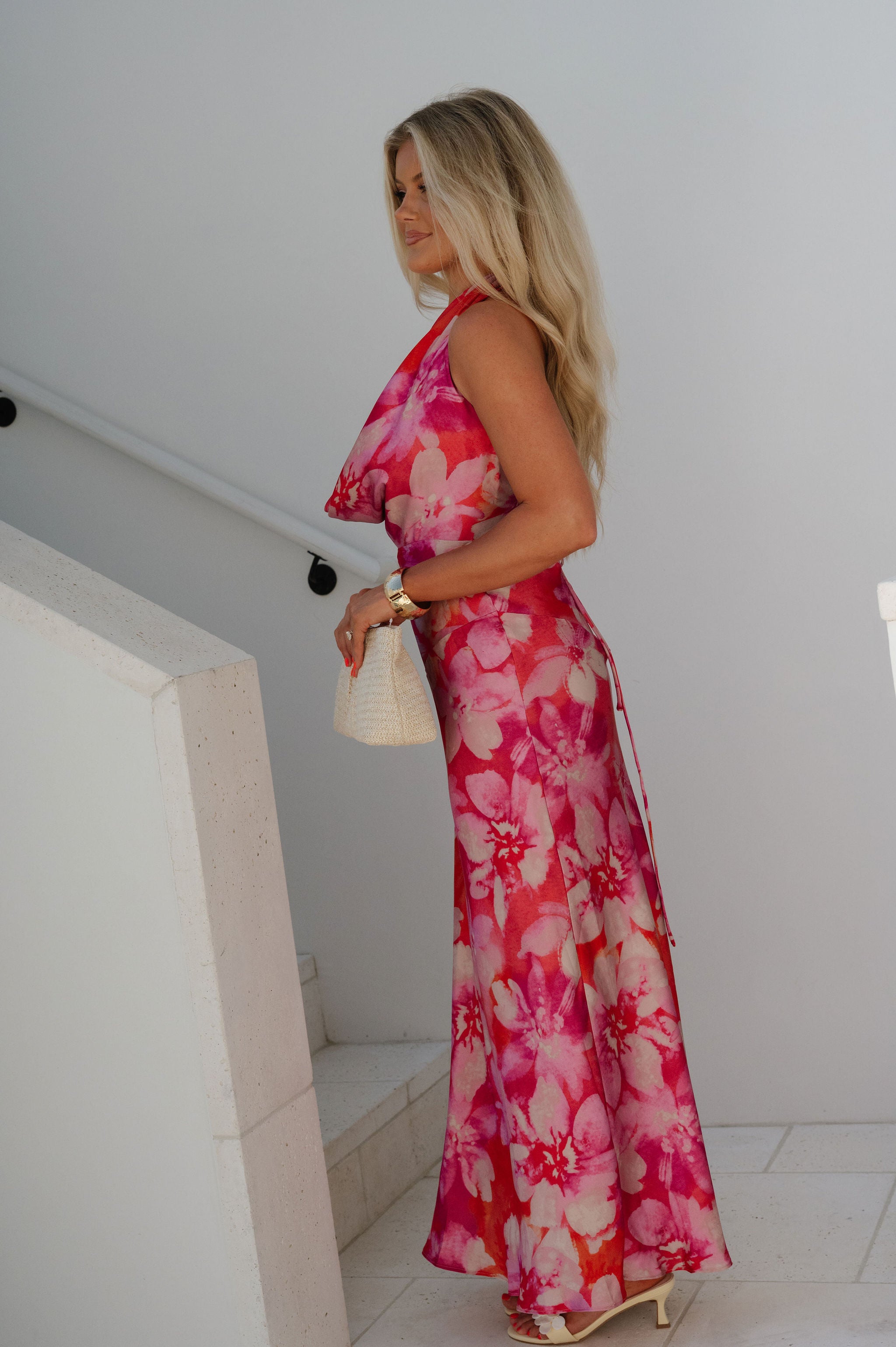 Eloise Maxi Dress-Paradise Pink