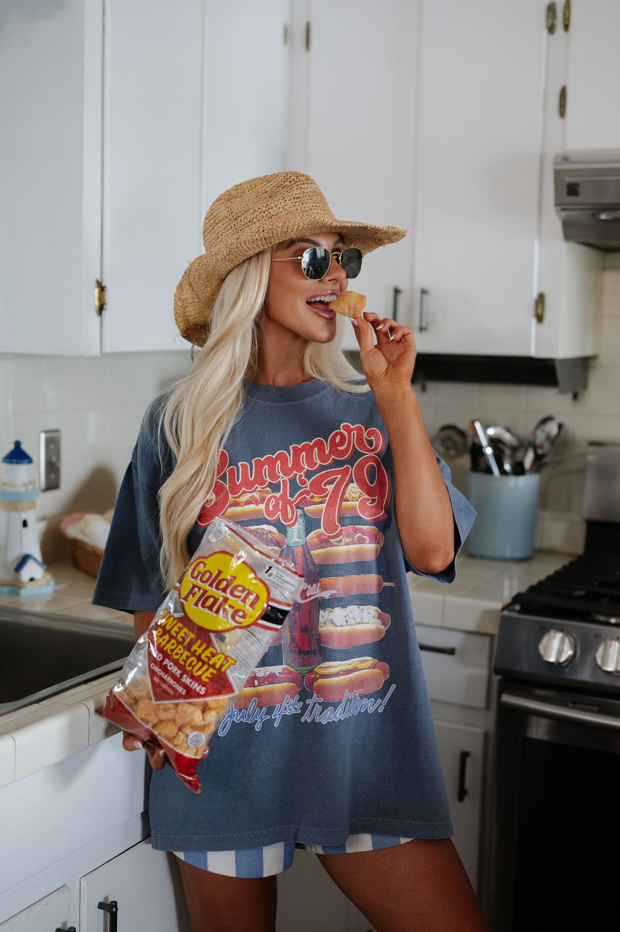 Summer of '79 Tee-Blue