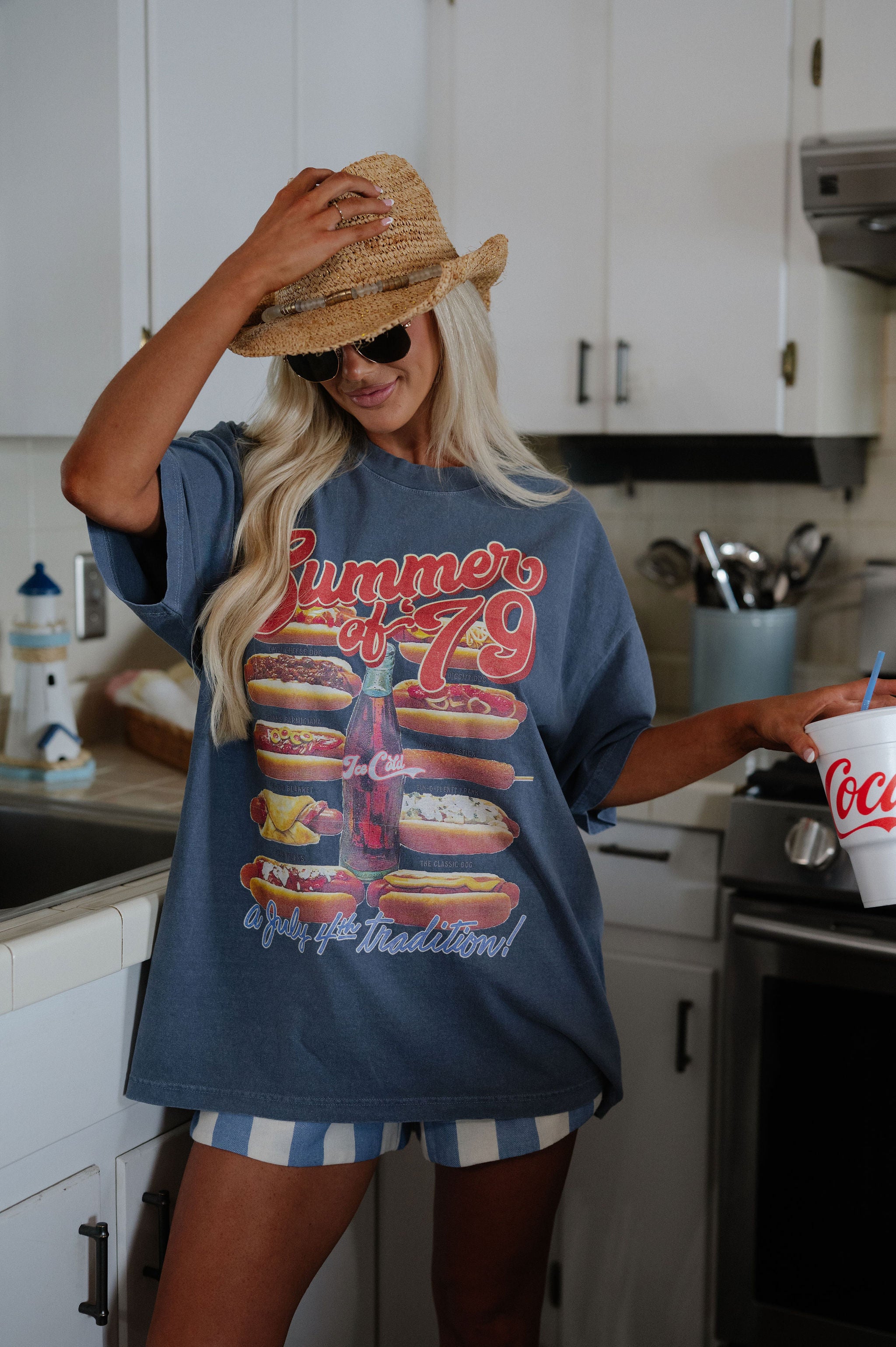 Summer of '79 Tee-Blue