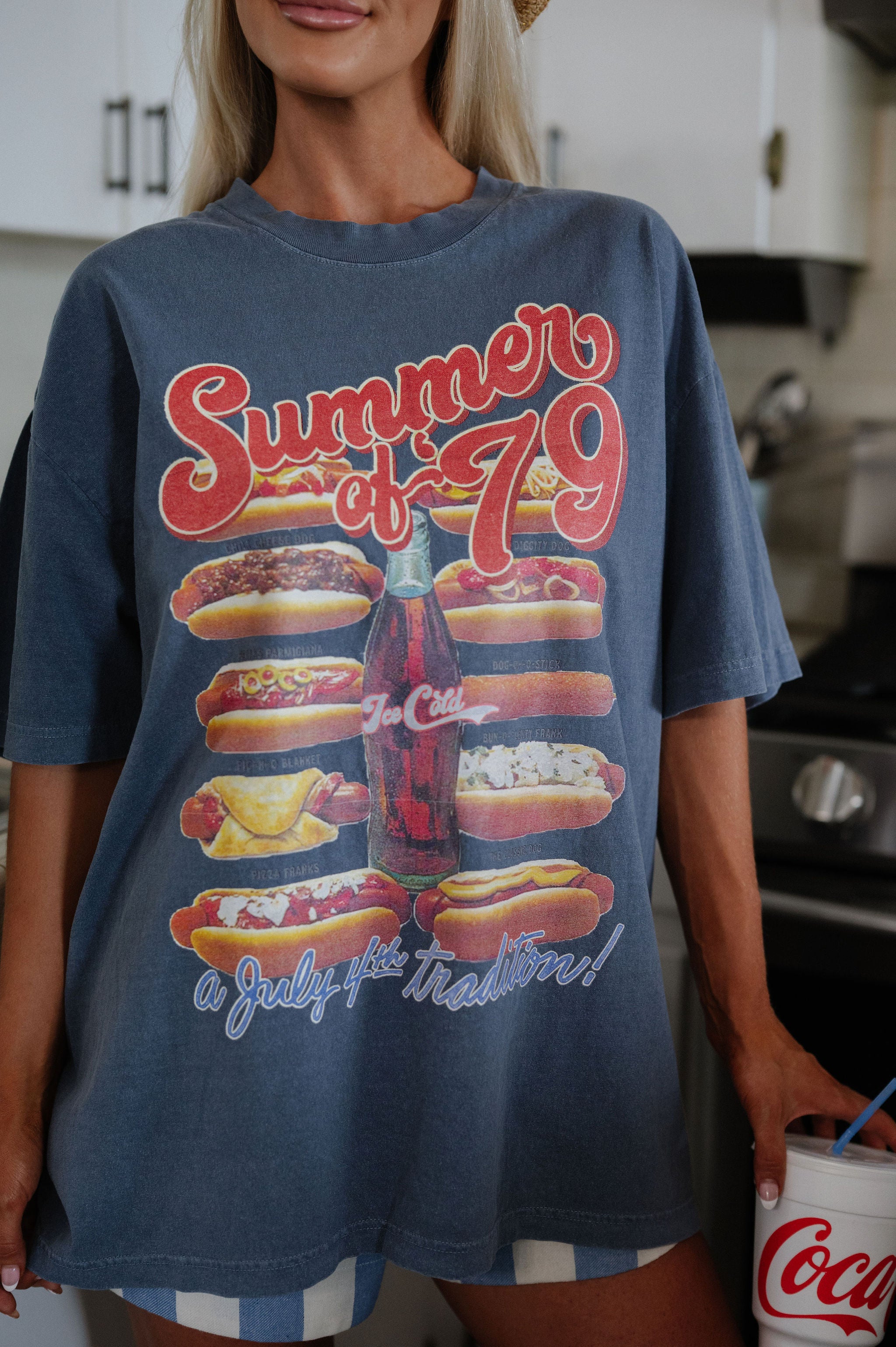 Summer of '79 Tee-Blue