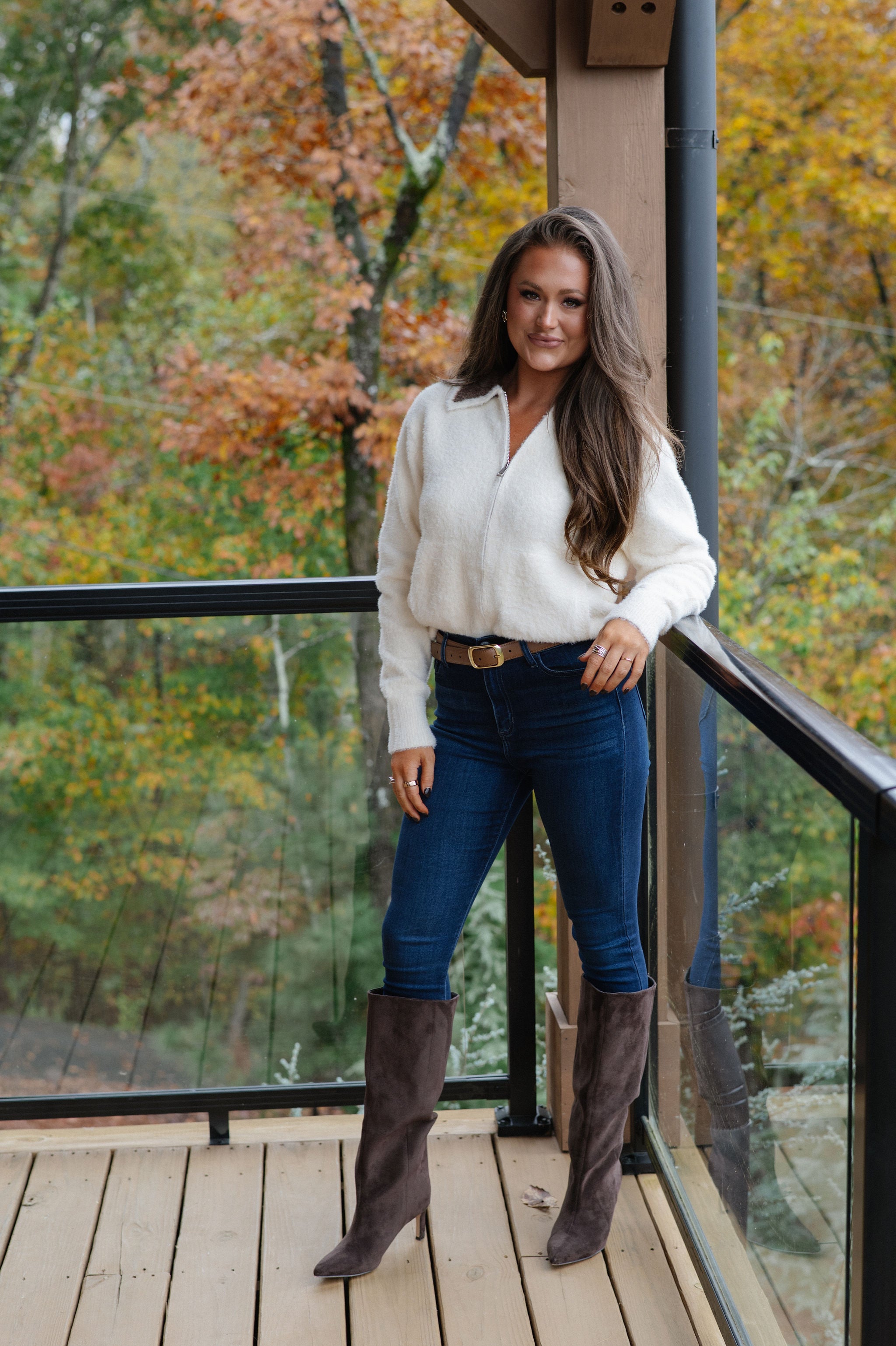 Jessie Cardigan-Vanilla/Brown