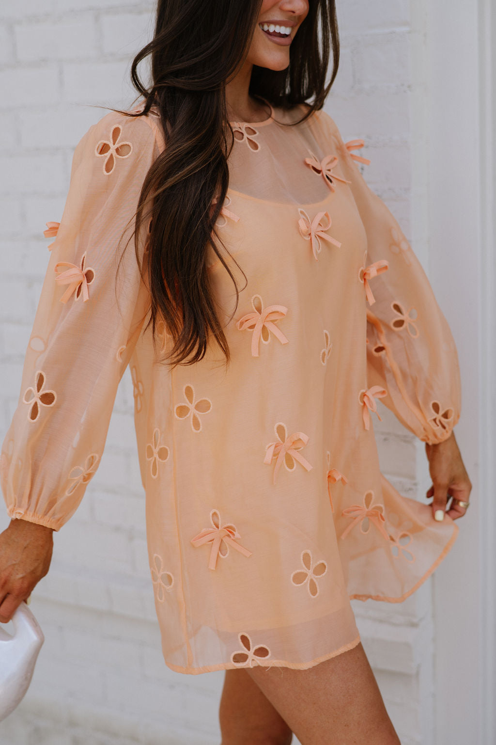 Liza Mini Dress- Orange Mix