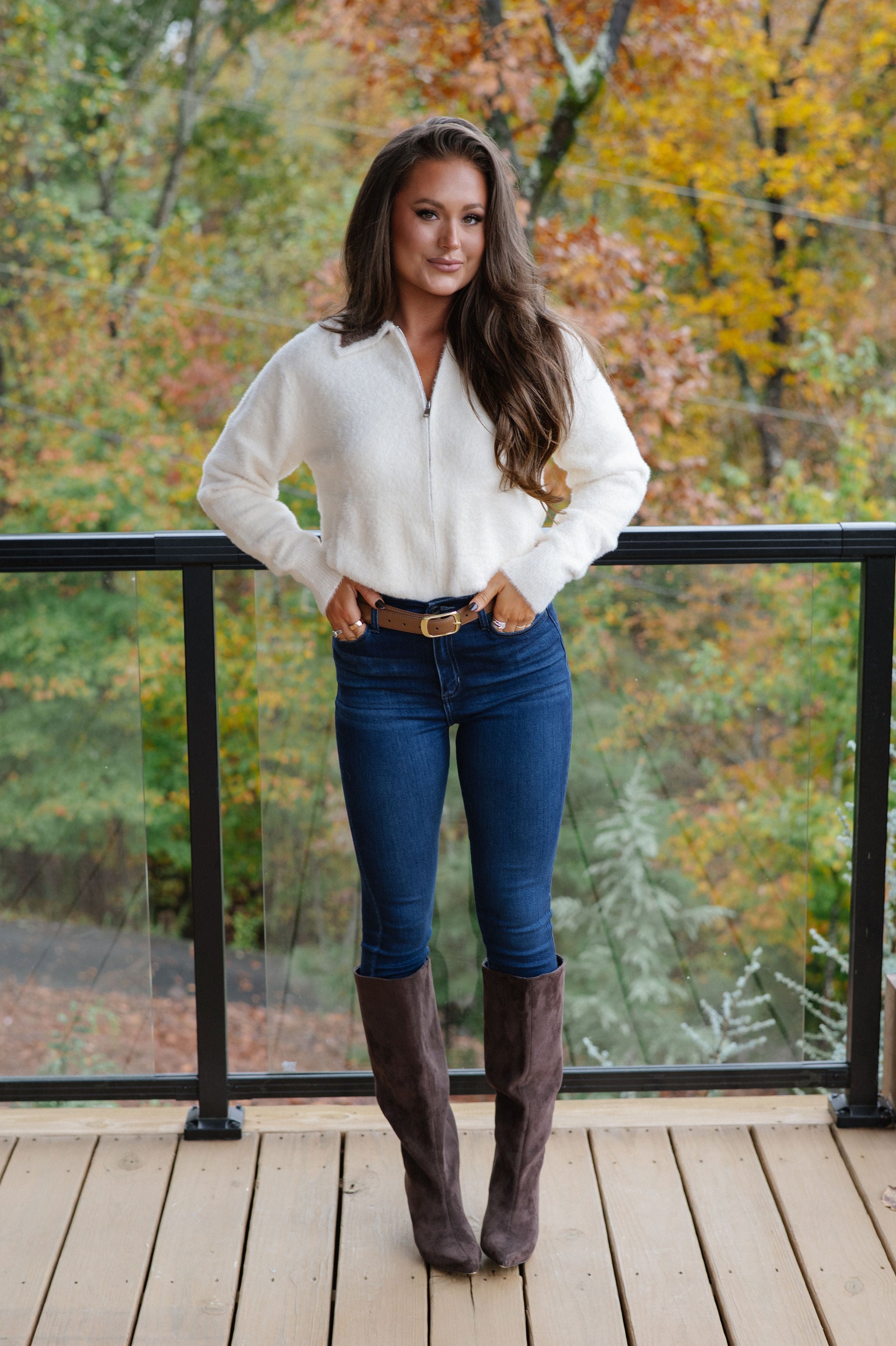 Jessie Cardigan-Vanilla/Brown