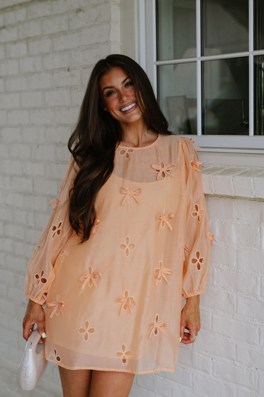 Liza Mini Dress- Orange Mix