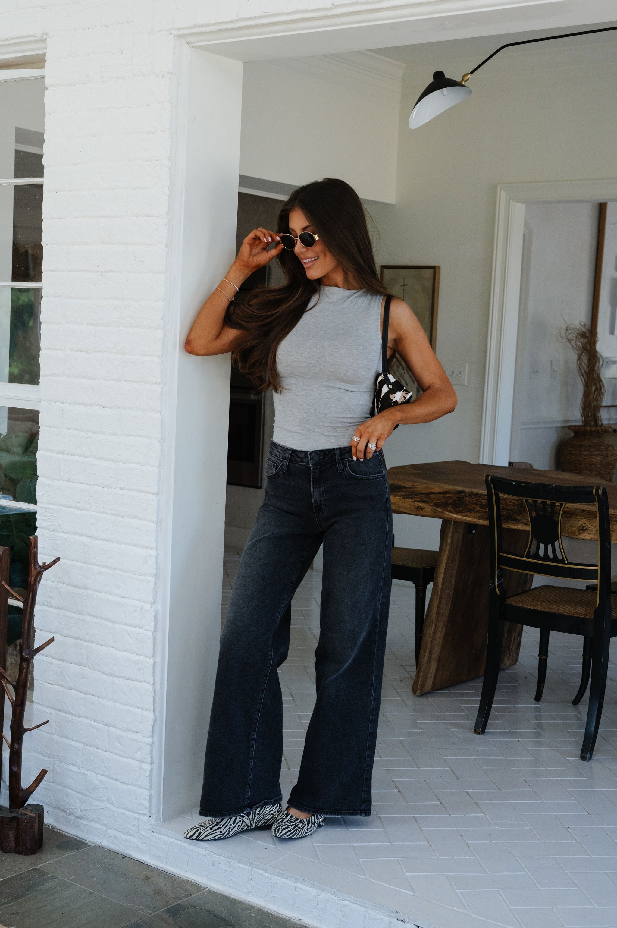 Juda Ultra Wide Jean-Washed Black
