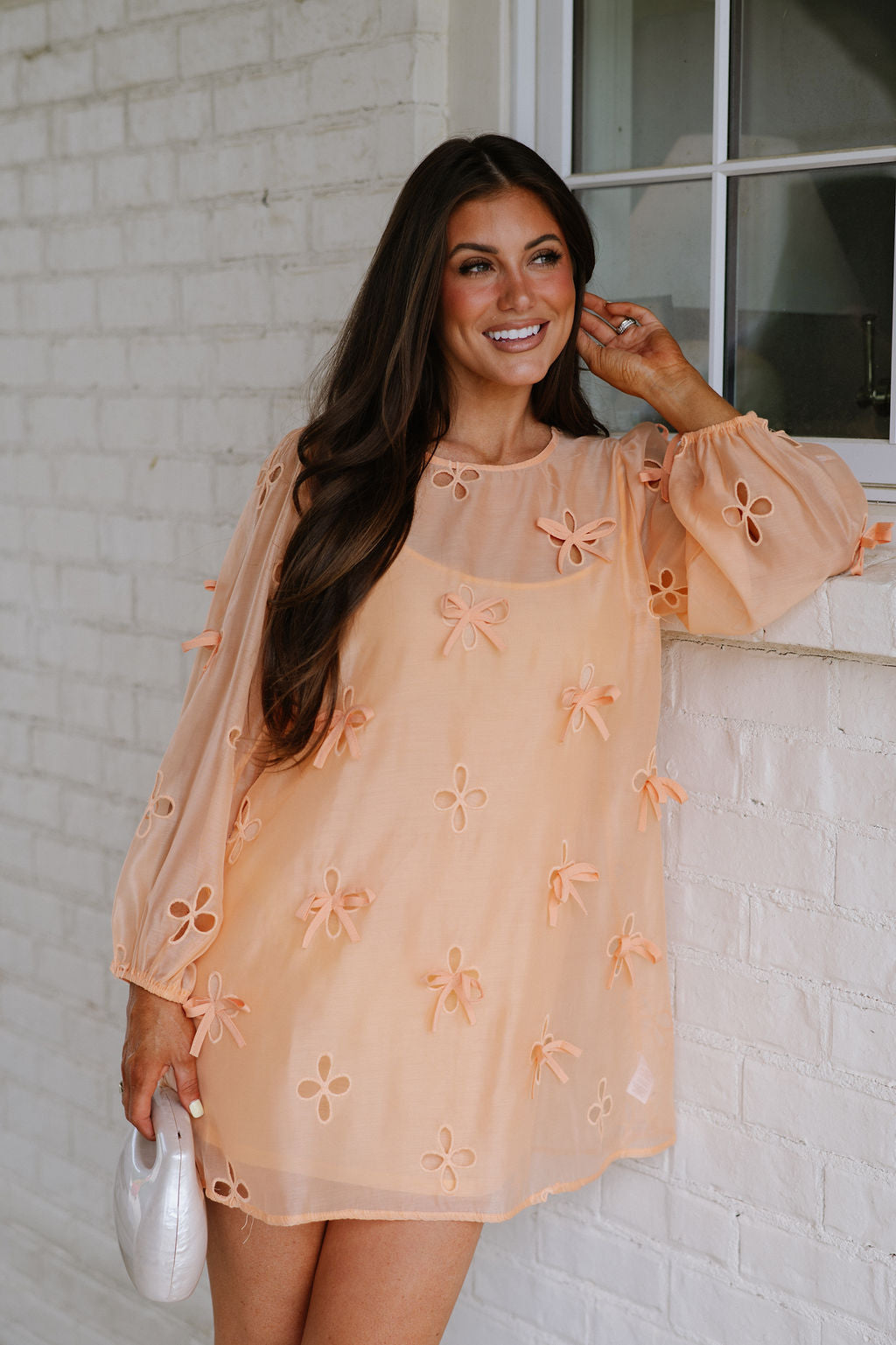 Liza Mini Dress- Orange Mix
