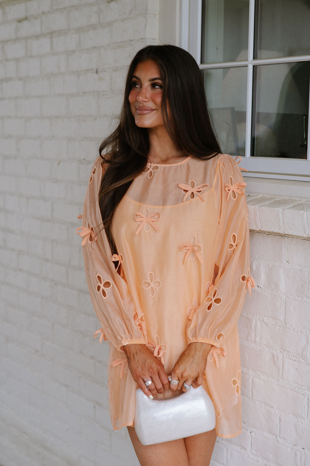 Liza Mini Dress- Orange Mix