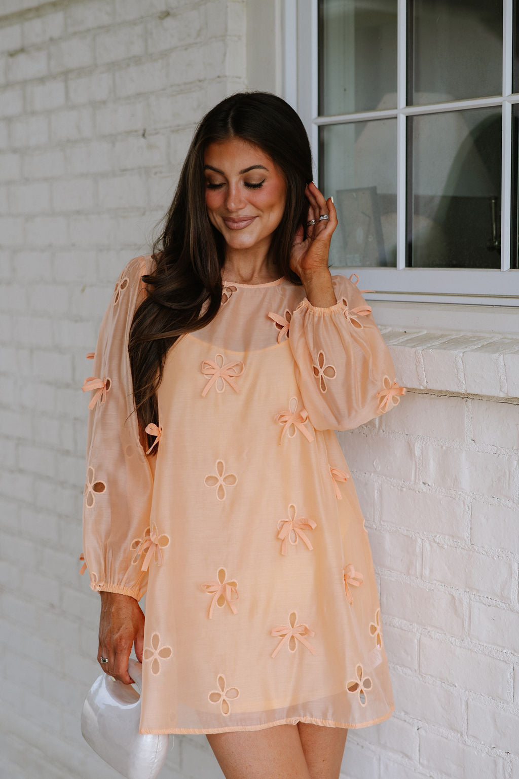 Liza Mini Dress- Orange Mix