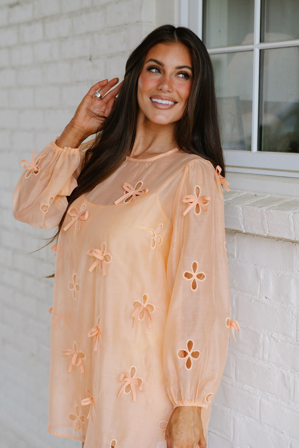Liza Mini Dress- Orange Mix