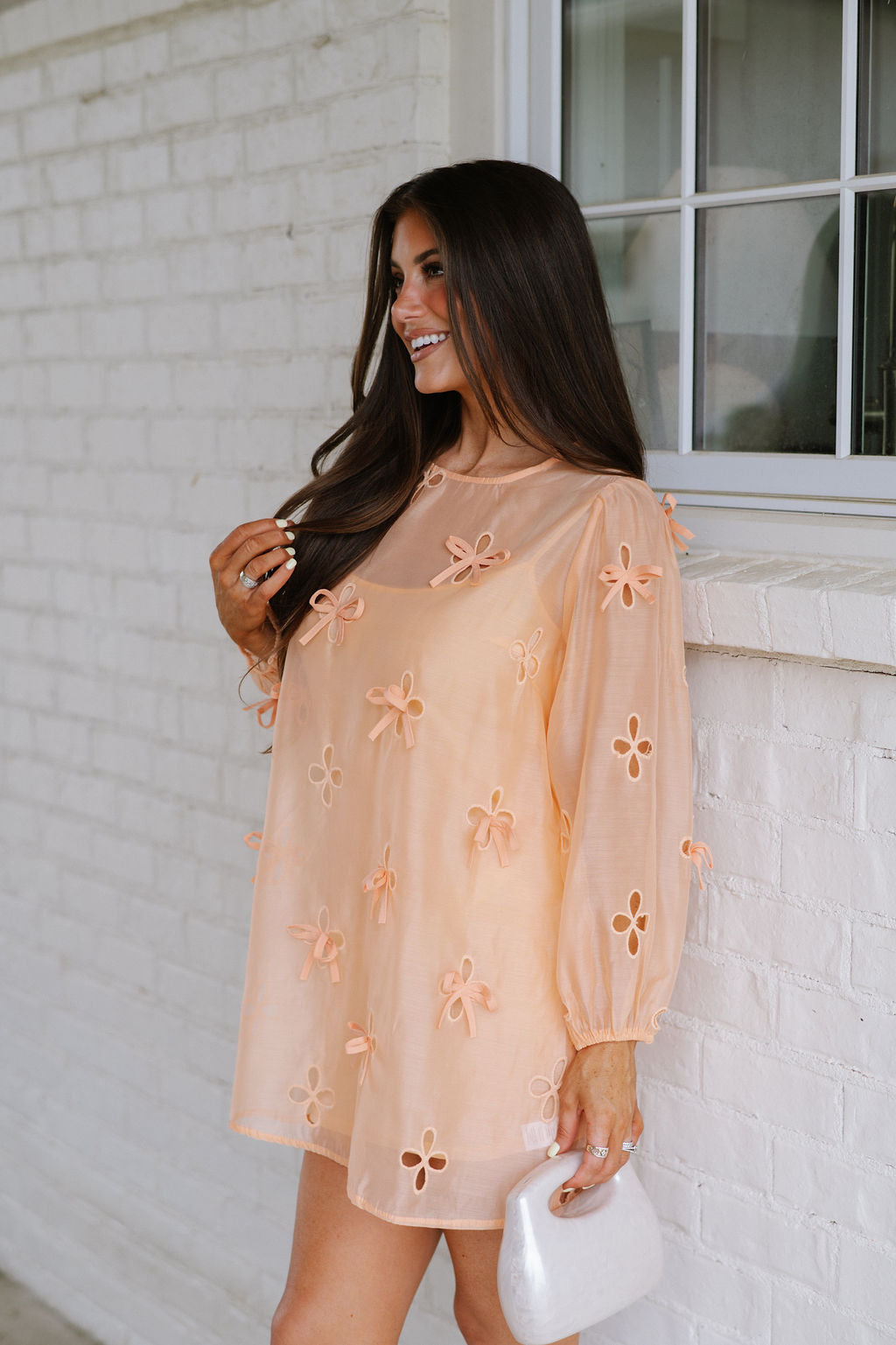 Liza Mini Dress- Orange Mix