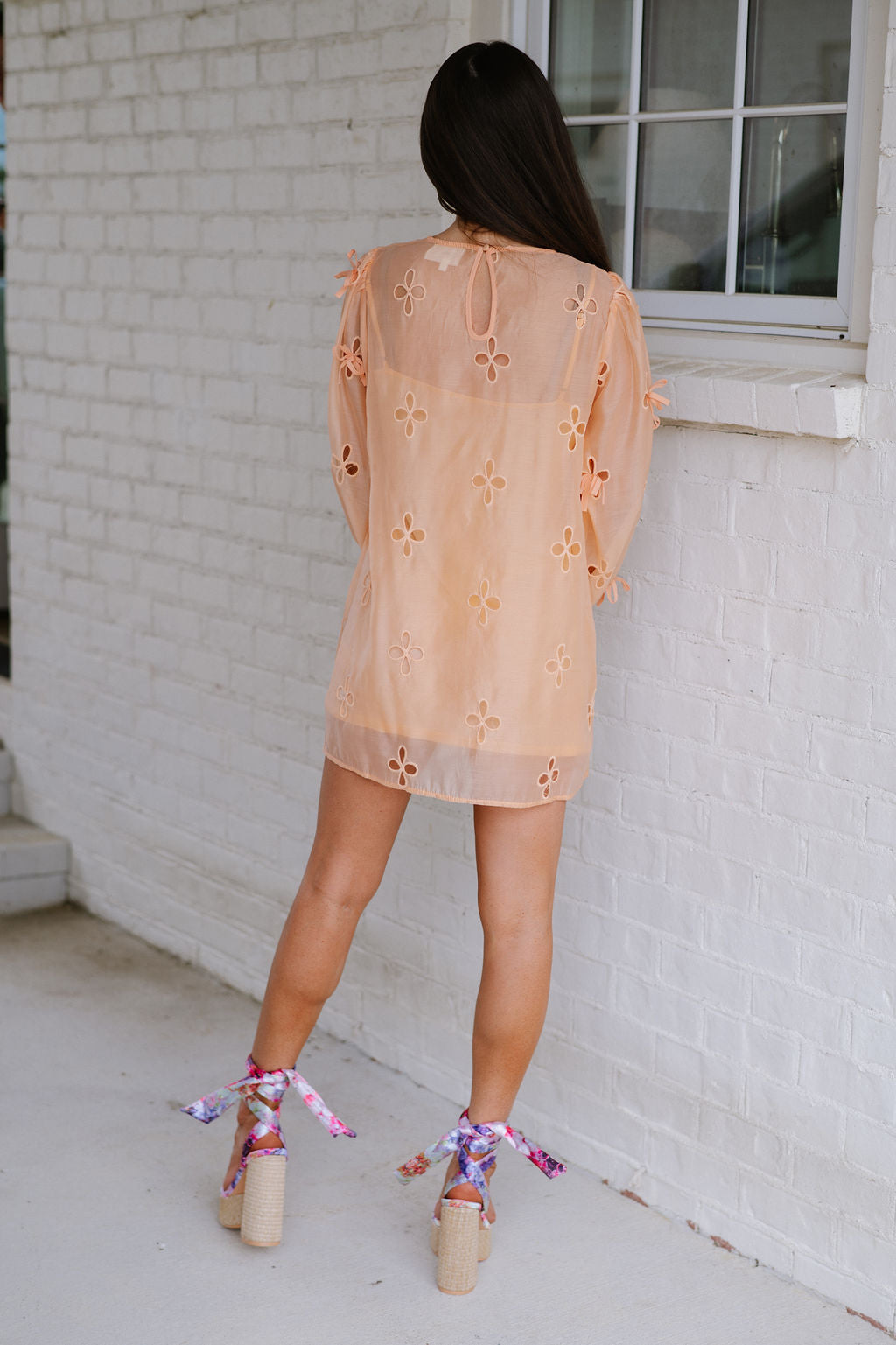 Liza Mini Dress- Orange Mix