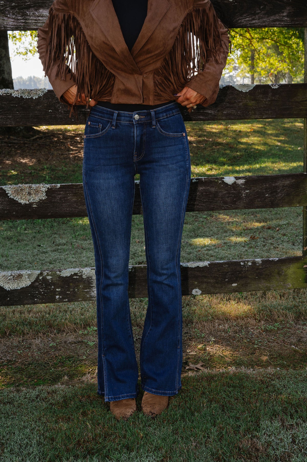 Lanie Mid Rise Bootcut Jeans