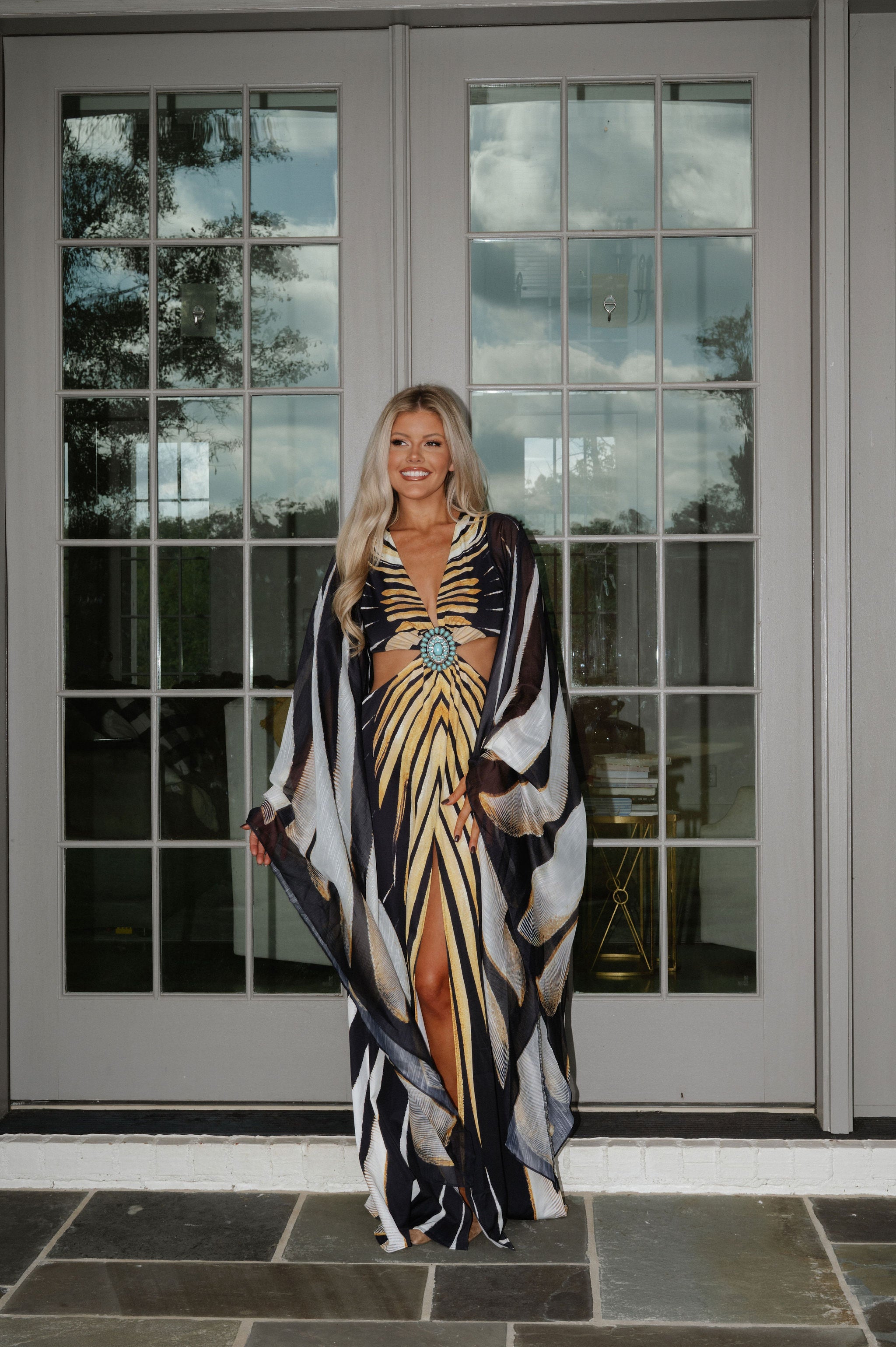 Rome Maxi Dress-Multi