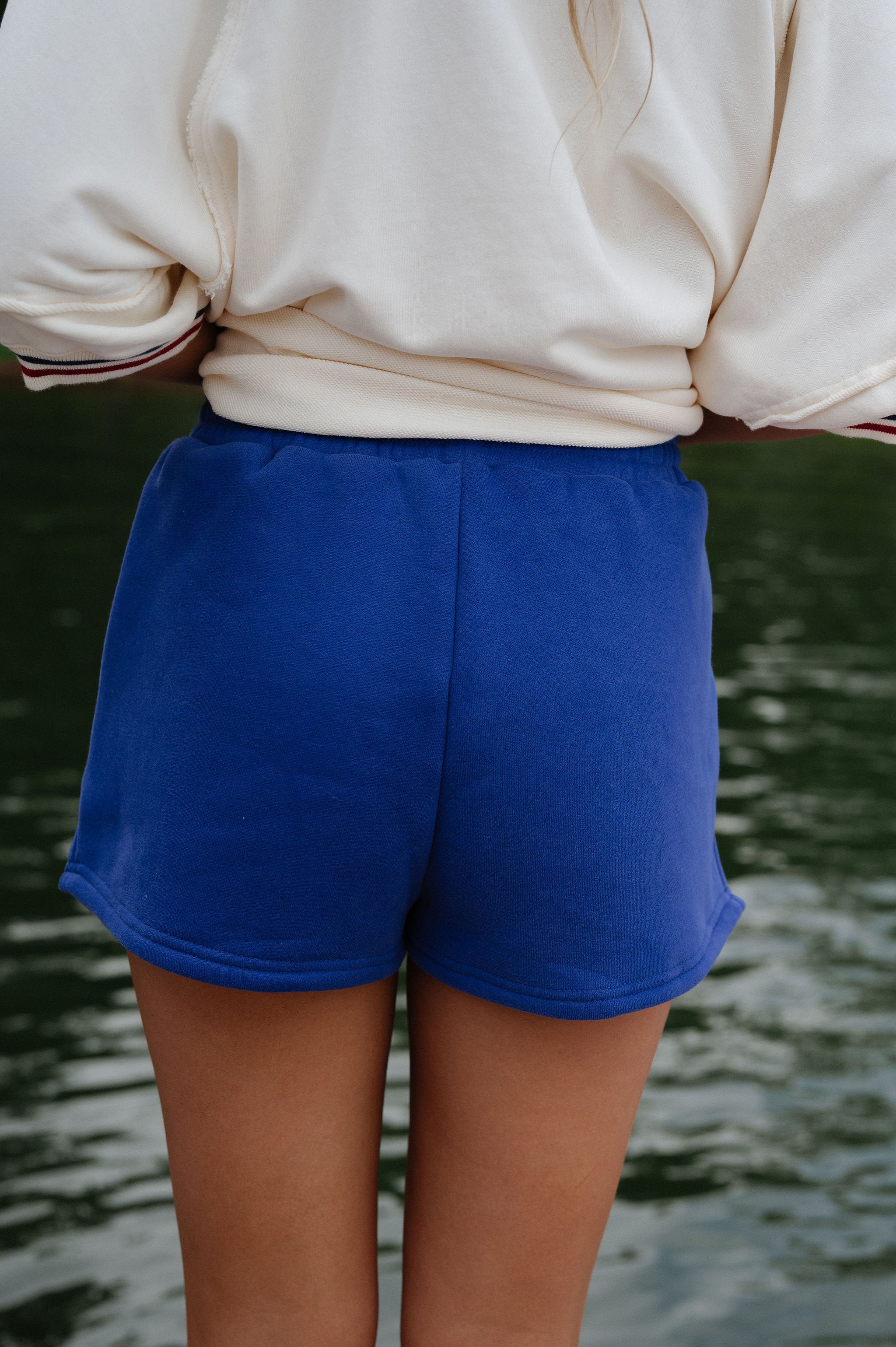 Elena Lounge Shorts-Royal Blue