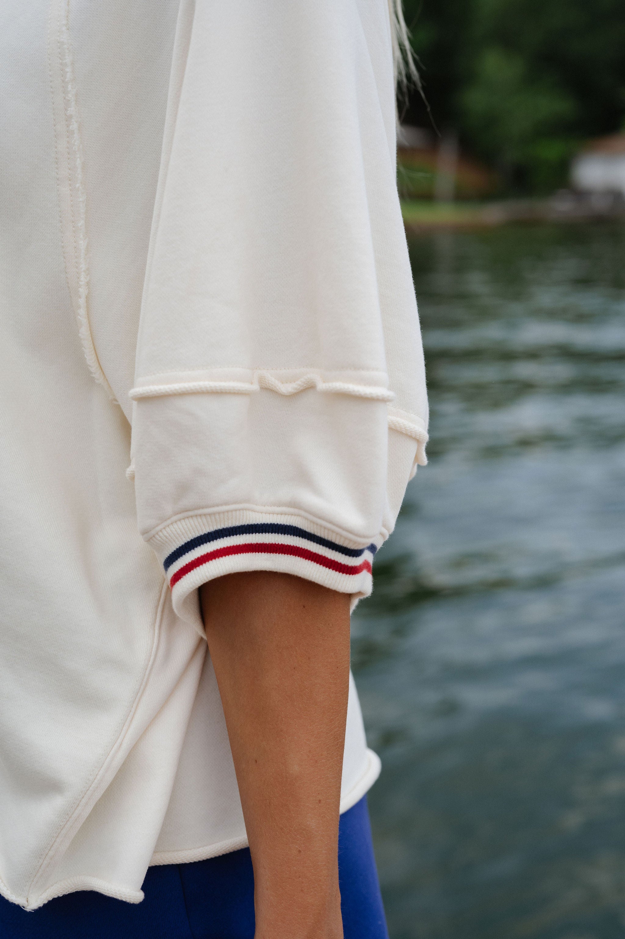 Striped Banded Top