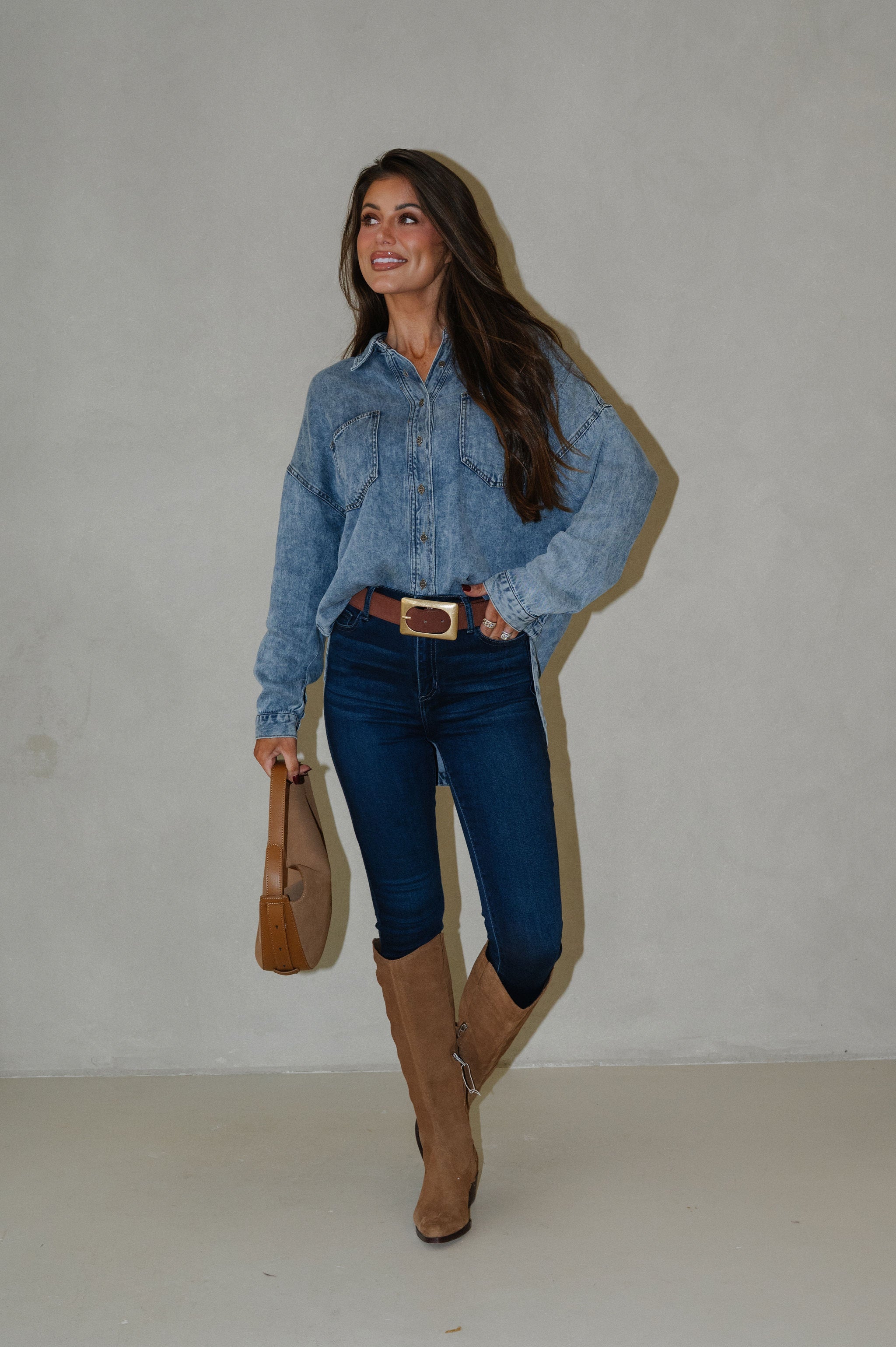 Kristina Denim Shirt