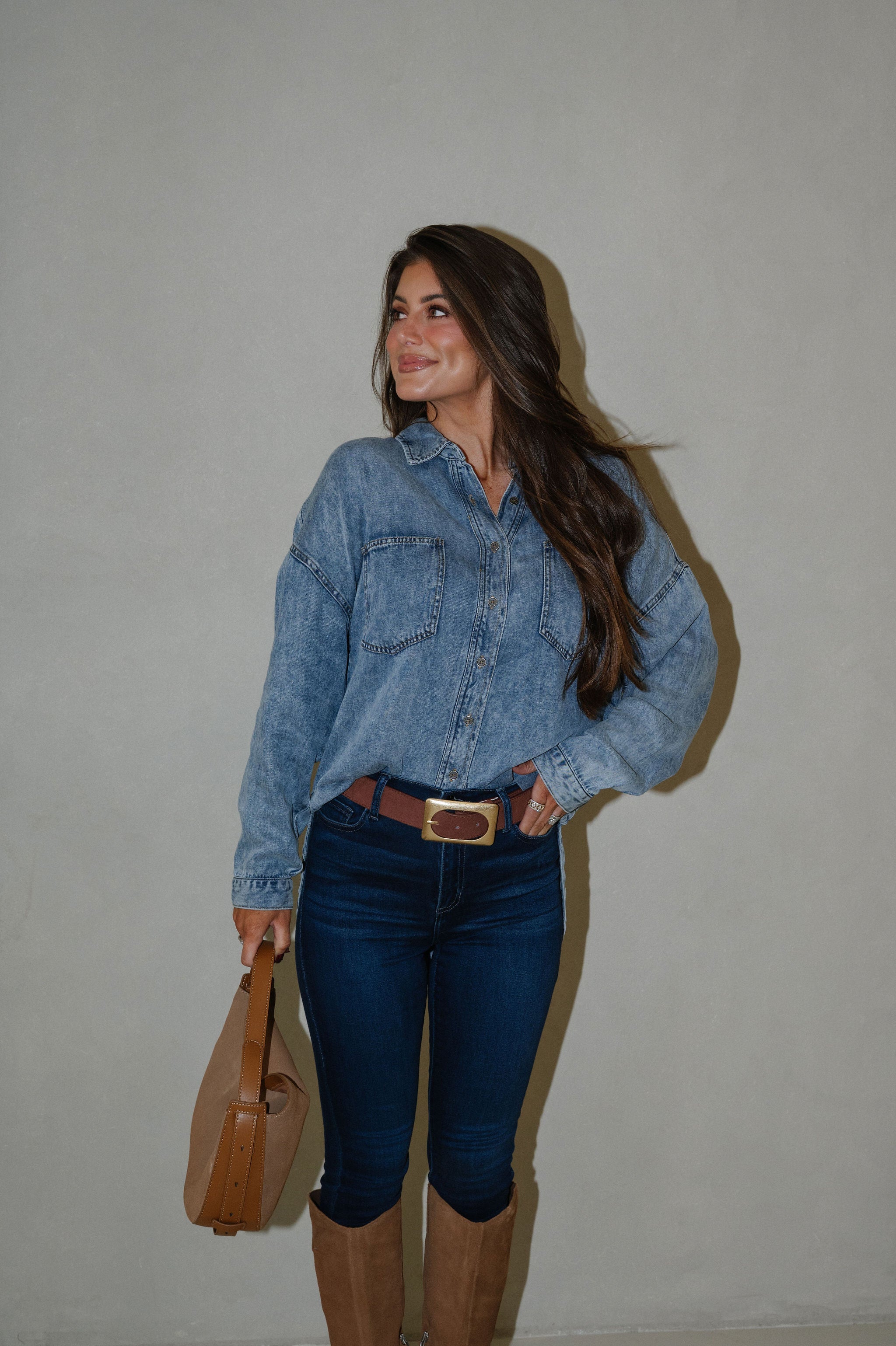Kristina Denim Shirt