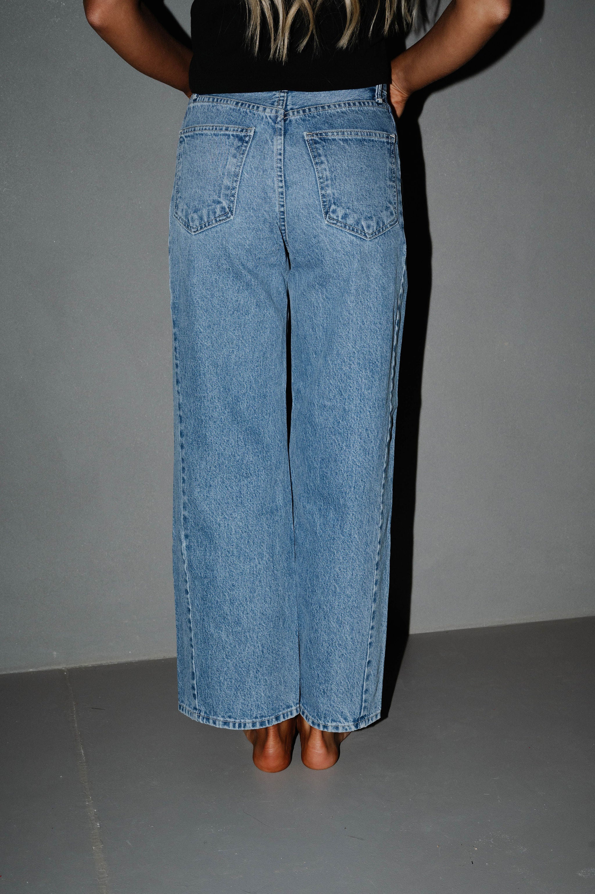 Haven Barrel Jean-Medium Wash