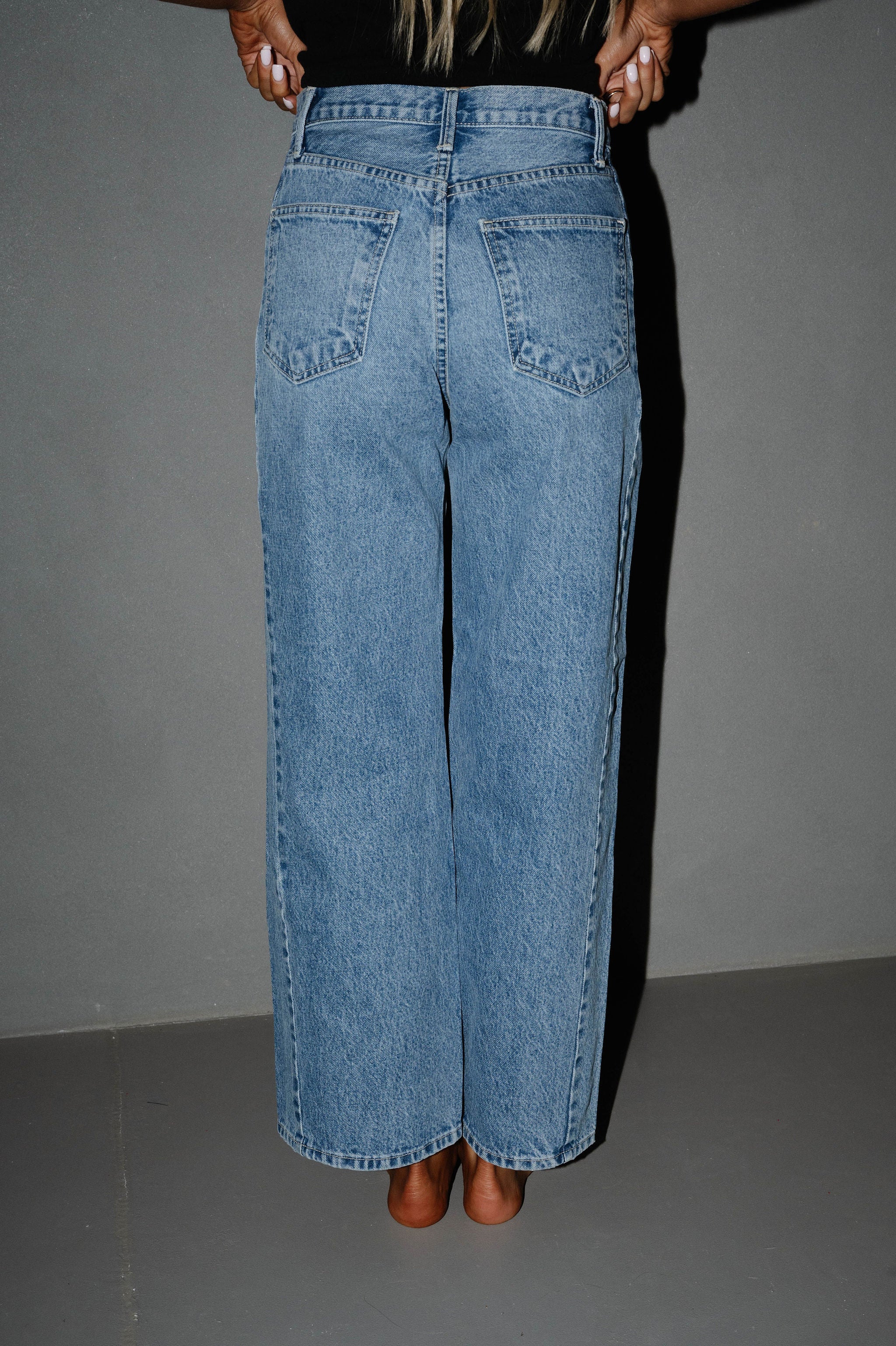 Haven Barrel Jean-Medium Wash
