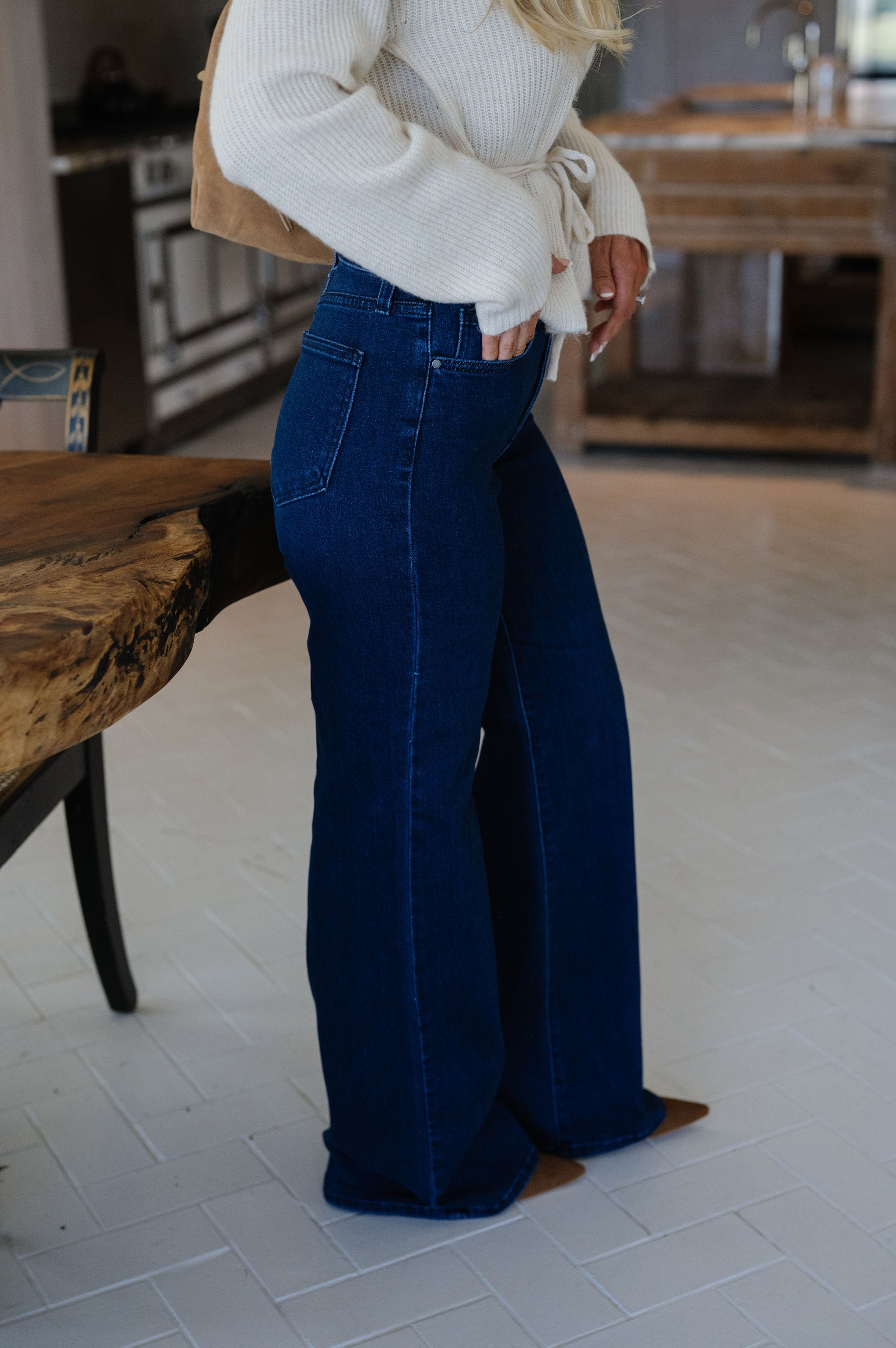 Ryan High Waisted Jean-Dark