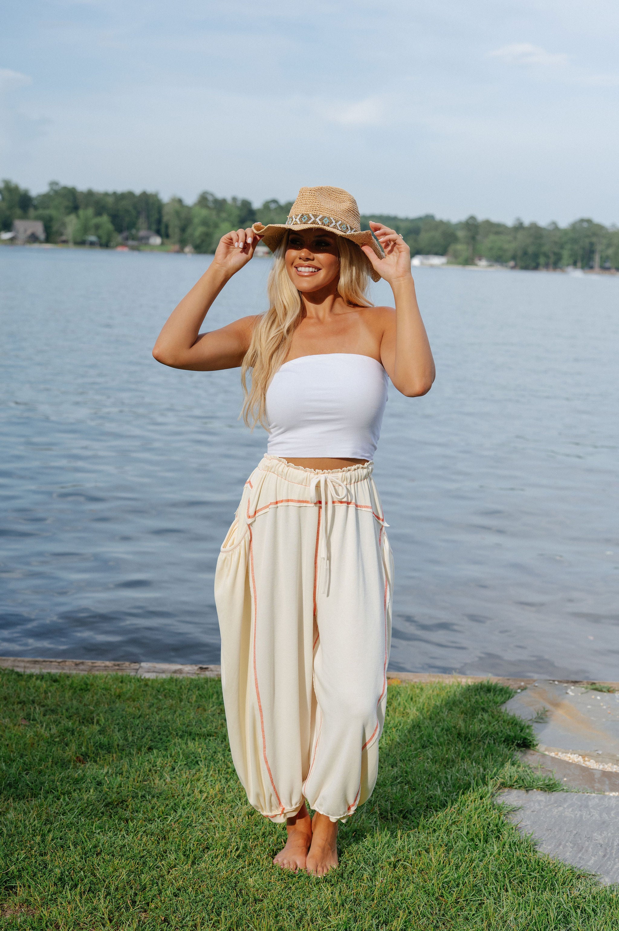 PREORDER Jessie Relaxed Pants-Natural PREORDER 9/30