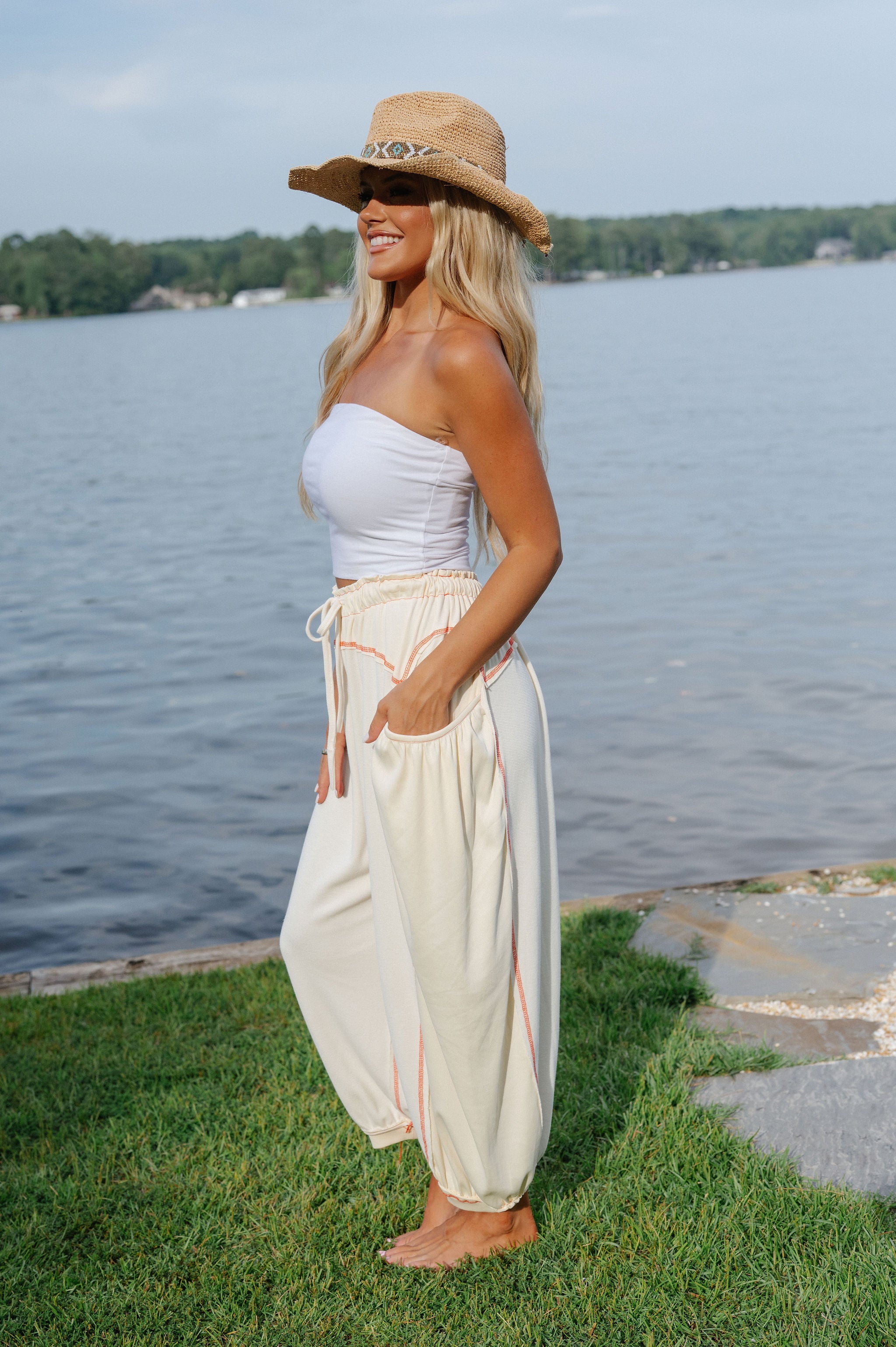 PREORDER Jessie Relaxed Pants-Natural PREORDER 9/30
