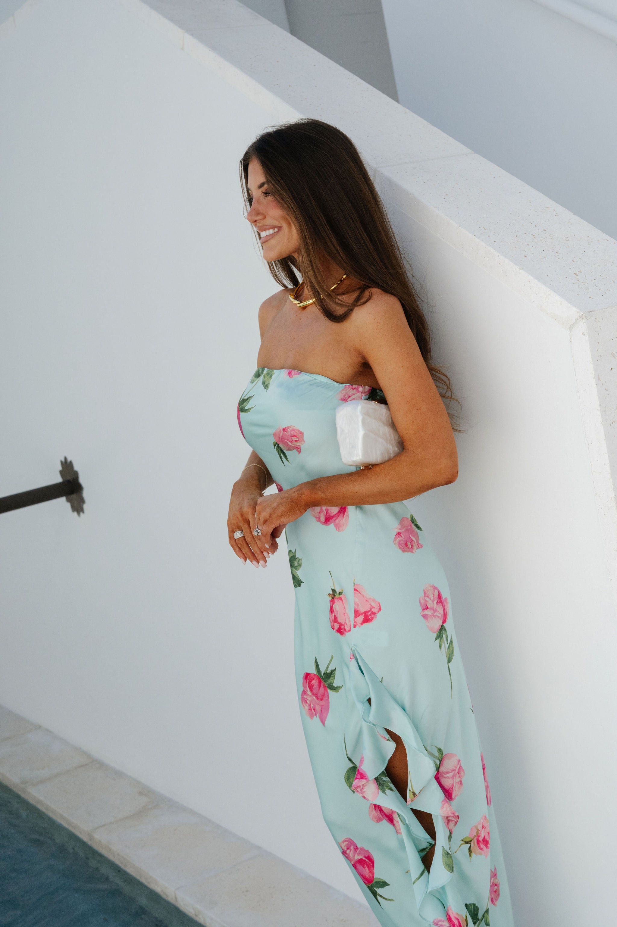 Petal Whisper Maxi Dress