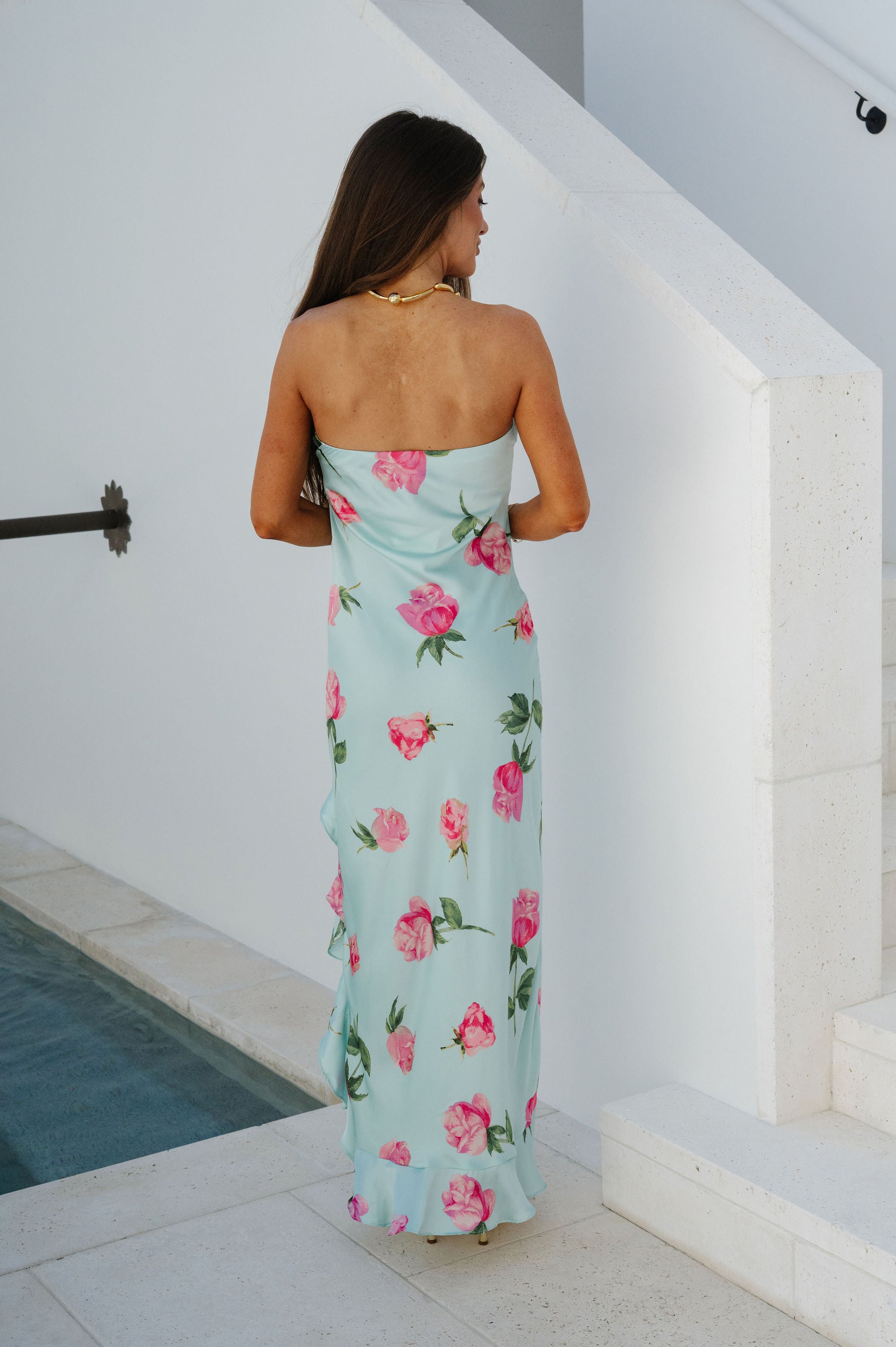 Petal Whisper Maxi Dress