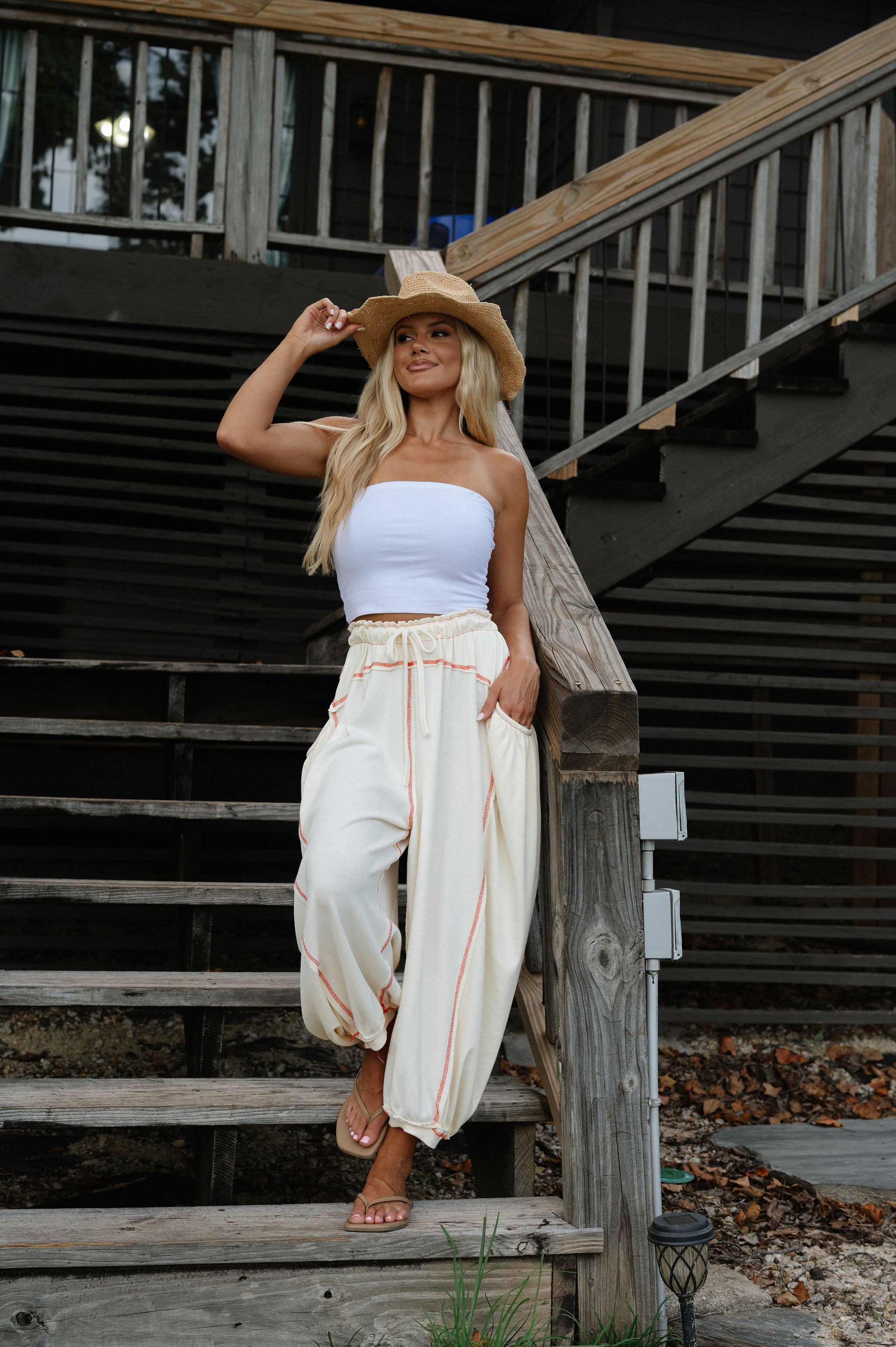 PREORDER Jessie Relaxed Pants-Natural PREORDER 9/30