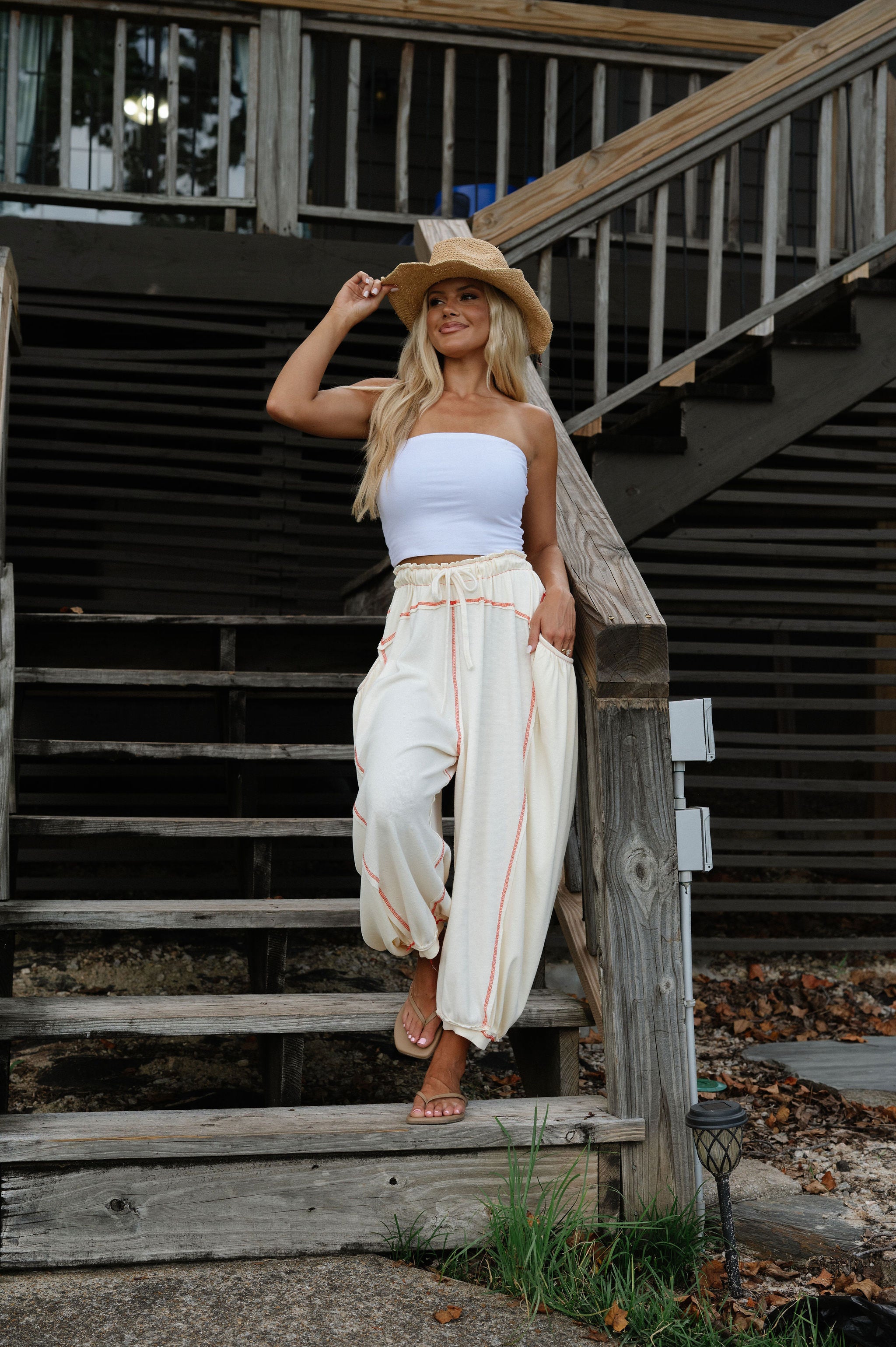 PREORDER Jessie Relaxed Pants-Natural PREORDER 9/30